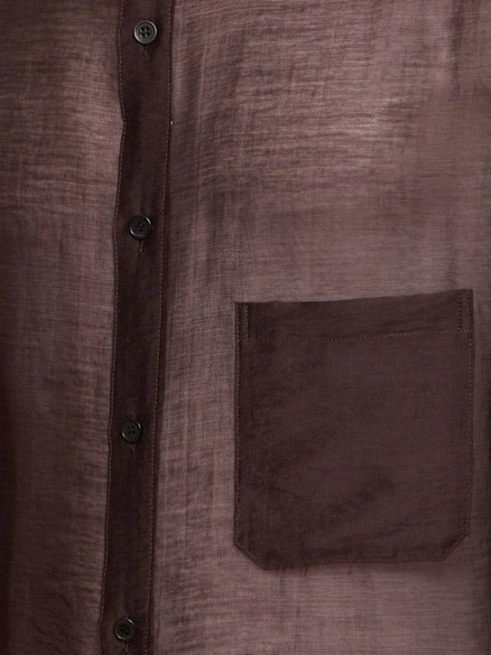 Yohji Yamamoto o1lsvrm0525 Loop Maxi Shirt in Brown Size US M / EU 48-50 / 2 - 5 Thumbnail