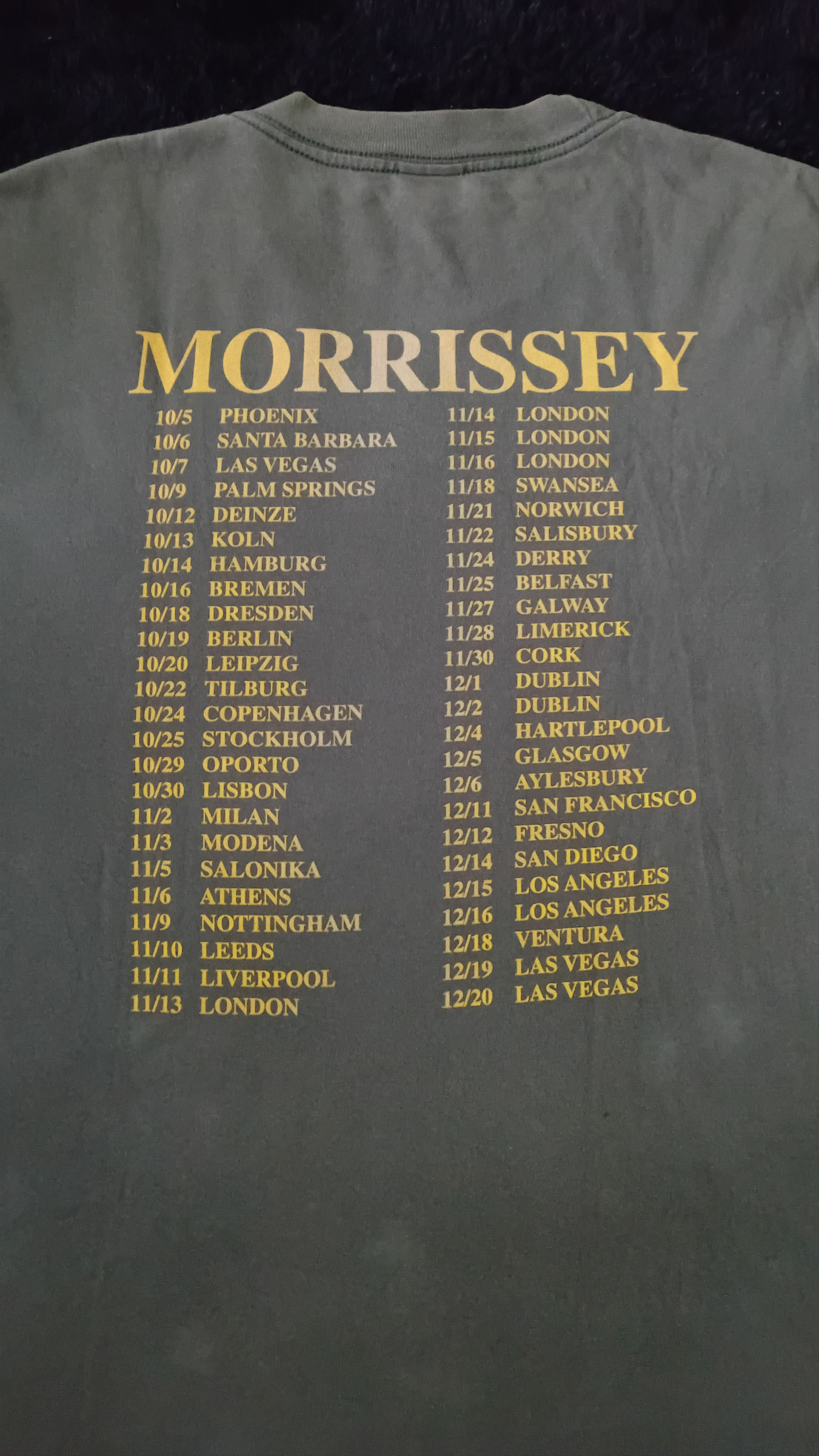 Morrissey Vintage 1999 Morrissey Oye Esteban Tour T Shirt, The Smiths Size US L / EU 52-54 / 3 - 5 Thumbnail