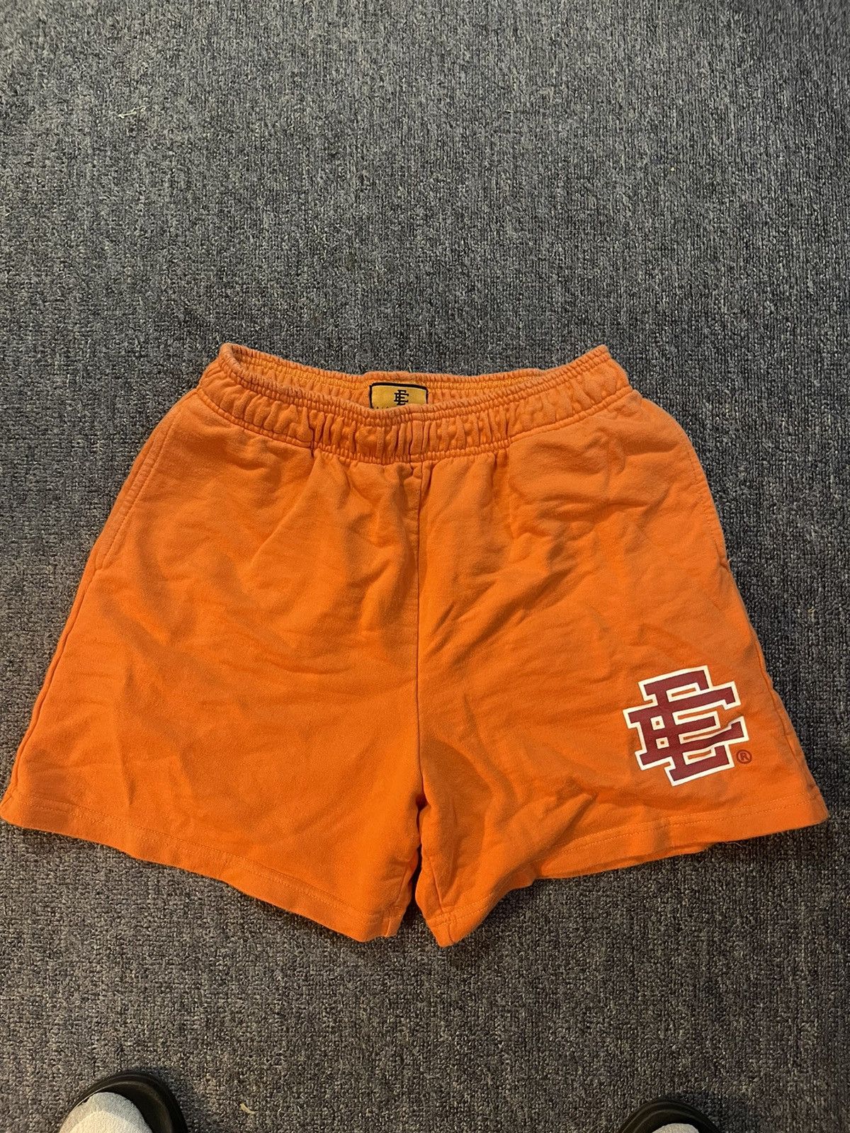 image of Eric Emanuel Sweatshorts in Orange, Men's (Size 32)