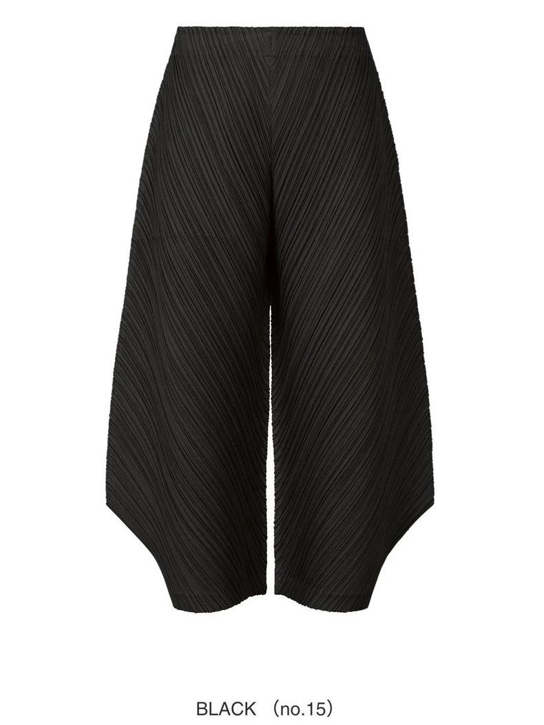 Issey Miyake Issey Miyake size:5 Pinkish-purple pleated wide-leg pants Size 31" - 6 Thumbnail