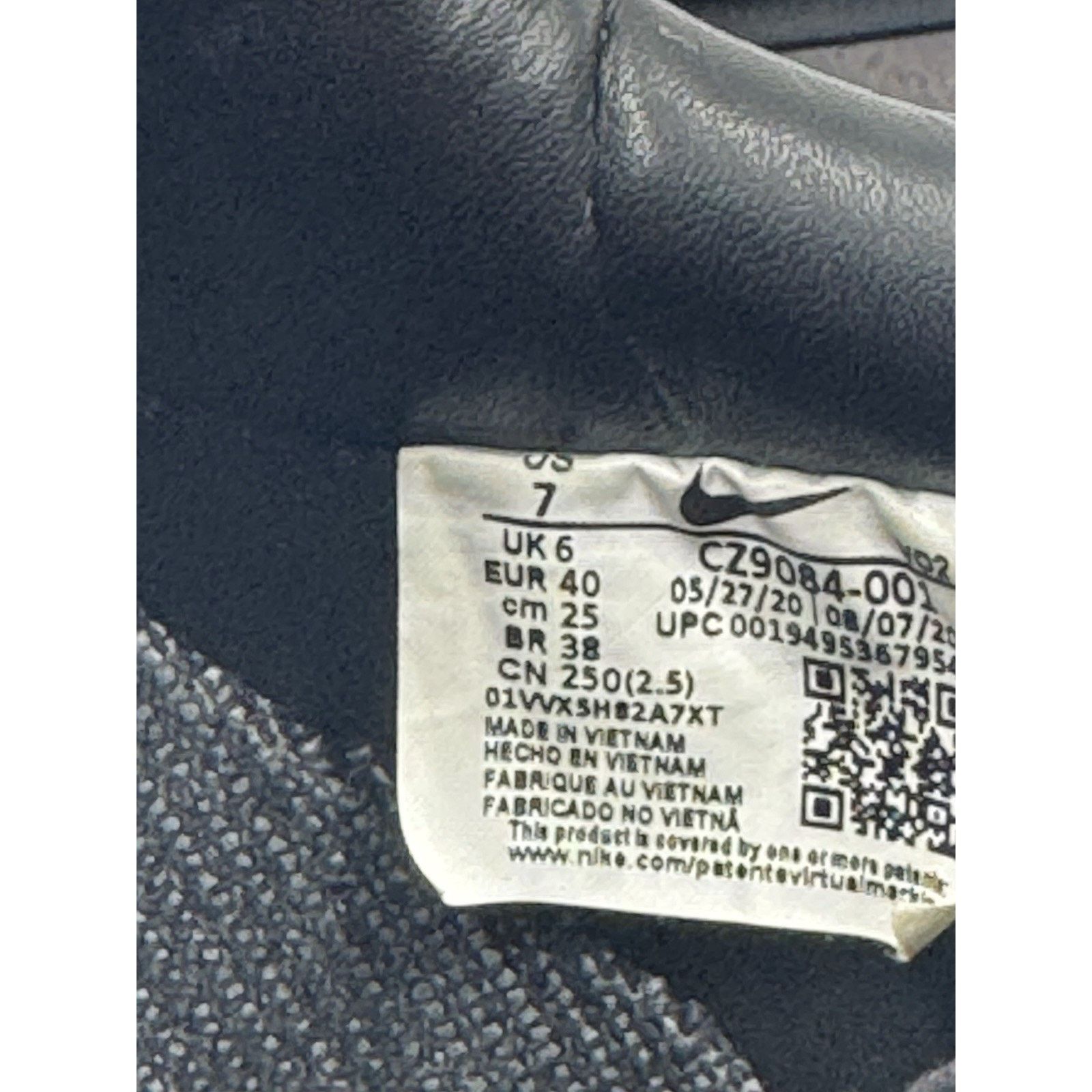 Nike Size 7 - Nike Air Force 1 Low Stussy Black BS384 Size US 7 / EU 40 - 6 Thumbnail