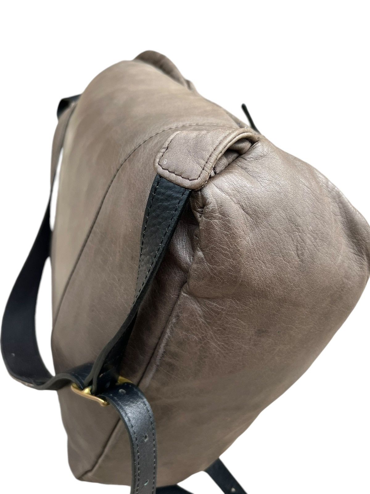 Leather Sot Japan Muddy Dirty Patina Napa Leather Backpack Bag Size ONE SIZE - 17 Thumbnail