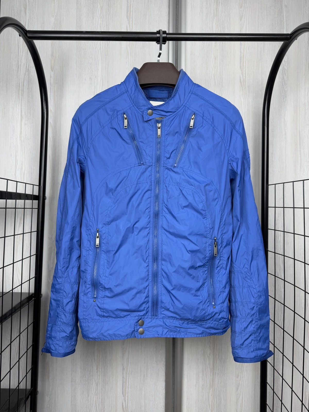 Diesel Diesel Teflon Motorcycle Biker Nylon J-Ride Jacket Size US S / EU 44-46 / 1 - 1 Thumbnail
