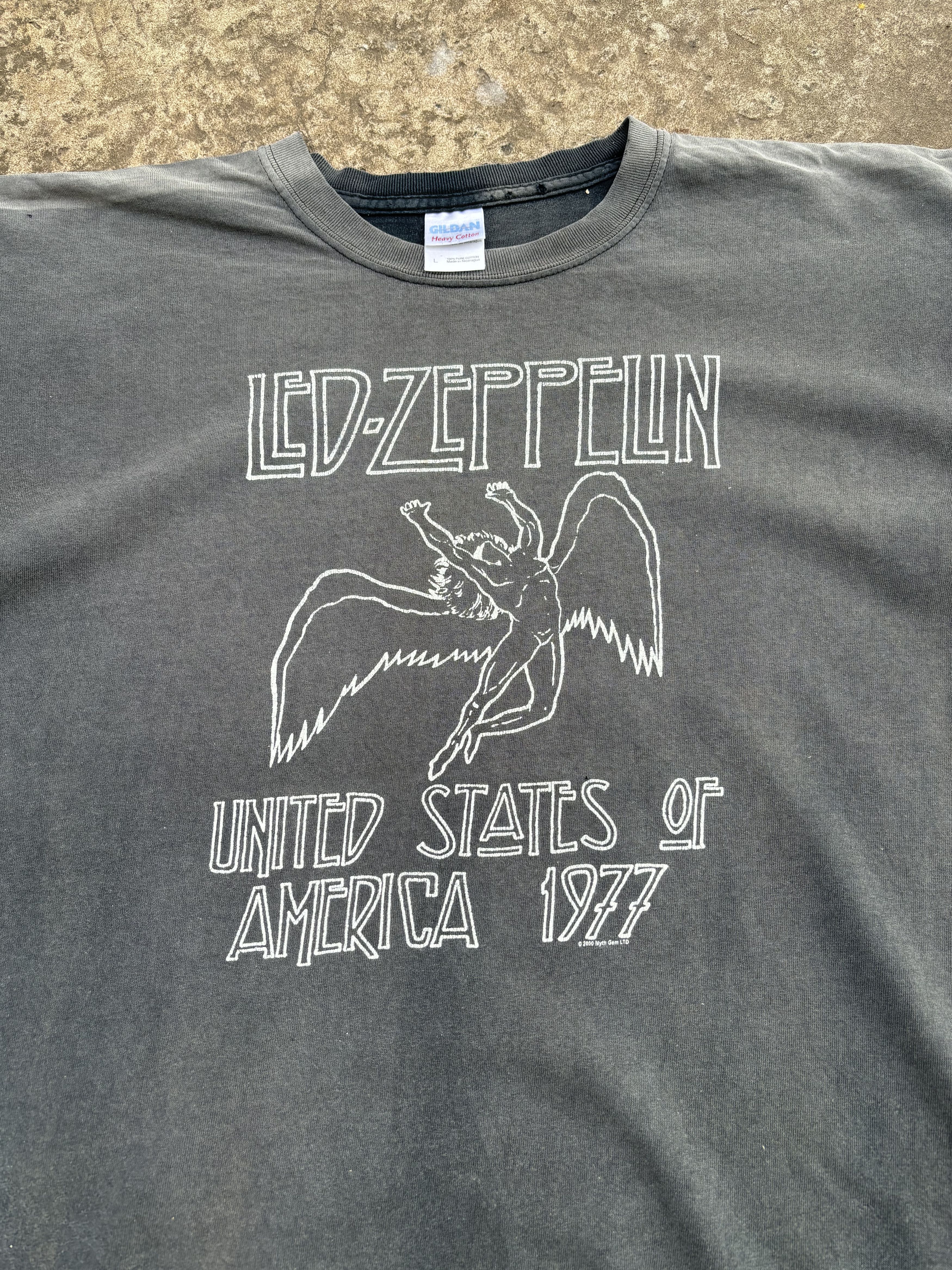 Led Zeppelin 2000 Led Zeppelin United States of America Black Faded Tee Size US L / EU 52-54 / 3 - 2 Thumbnail