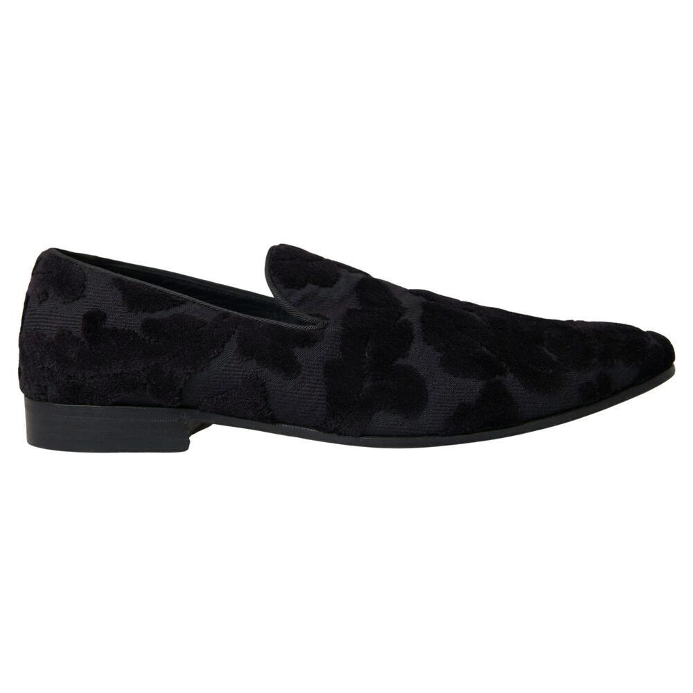 Dolce & Gabbana Dolce & Gabbana Exquisite Black Vintage Loafers for Men Size US 11 / EU 44 - 1 Thumbnail