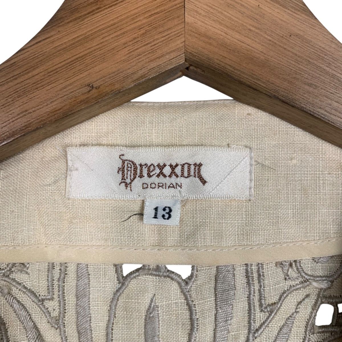Japanese Brand DREXXON DORIAN Embroidered Single Button SS Jacket #1810-C20 Size M / US 6-8 / IT 42-44 - 13 Thumbnail