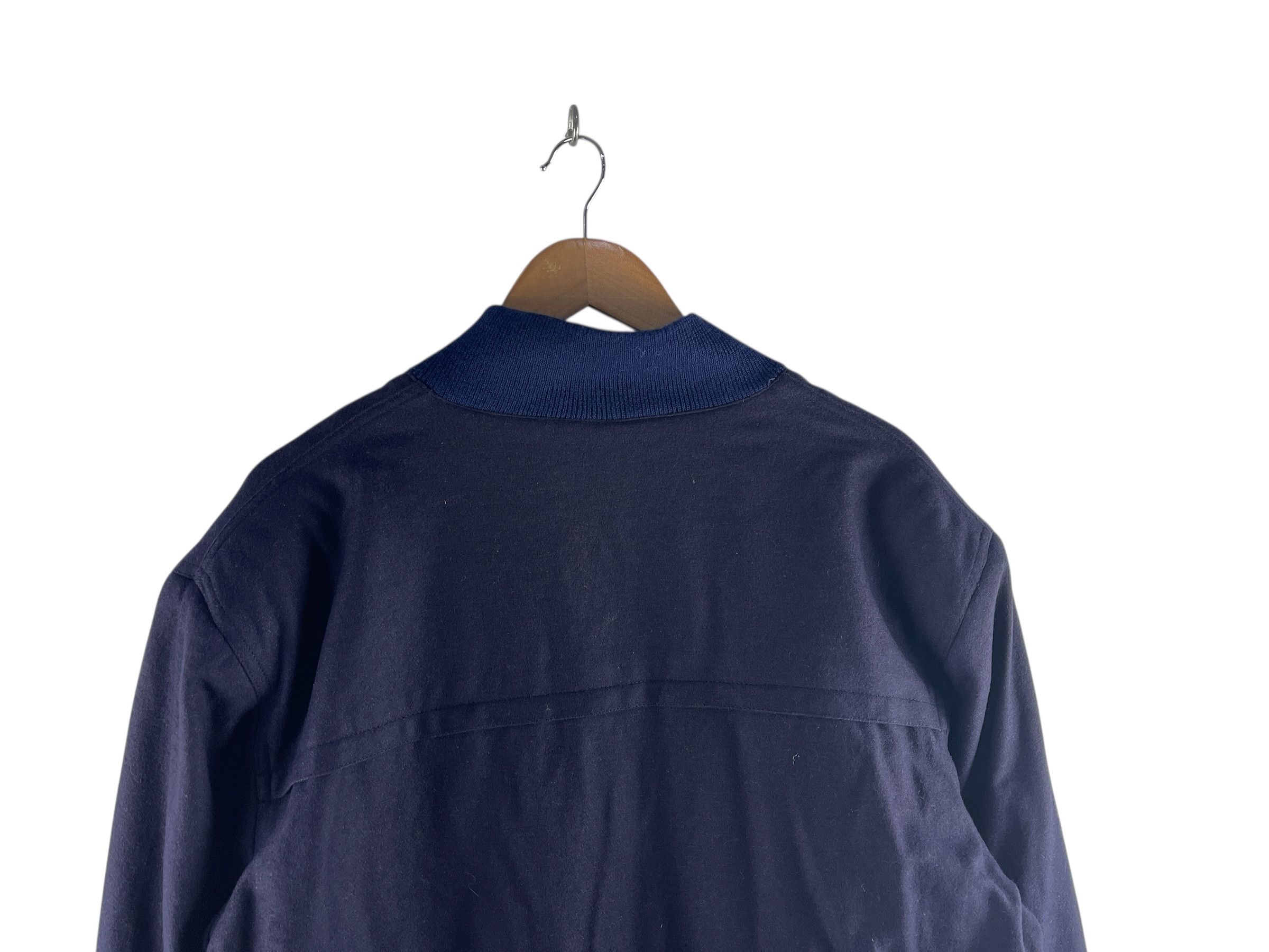 Longchamp Vintage Longchamp Paris Made in Italy Navy Casual Jacket Size US M / EU 48-50 / 2 - 12 Thumbnail