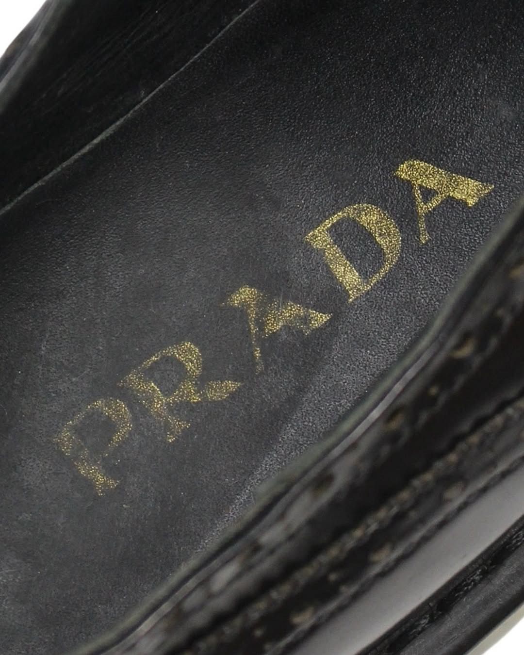 Prada 2000S PRADA HYBRID BROGUE DERBY SHOES Size US 6 / EU 39 - 9 Thumbnail