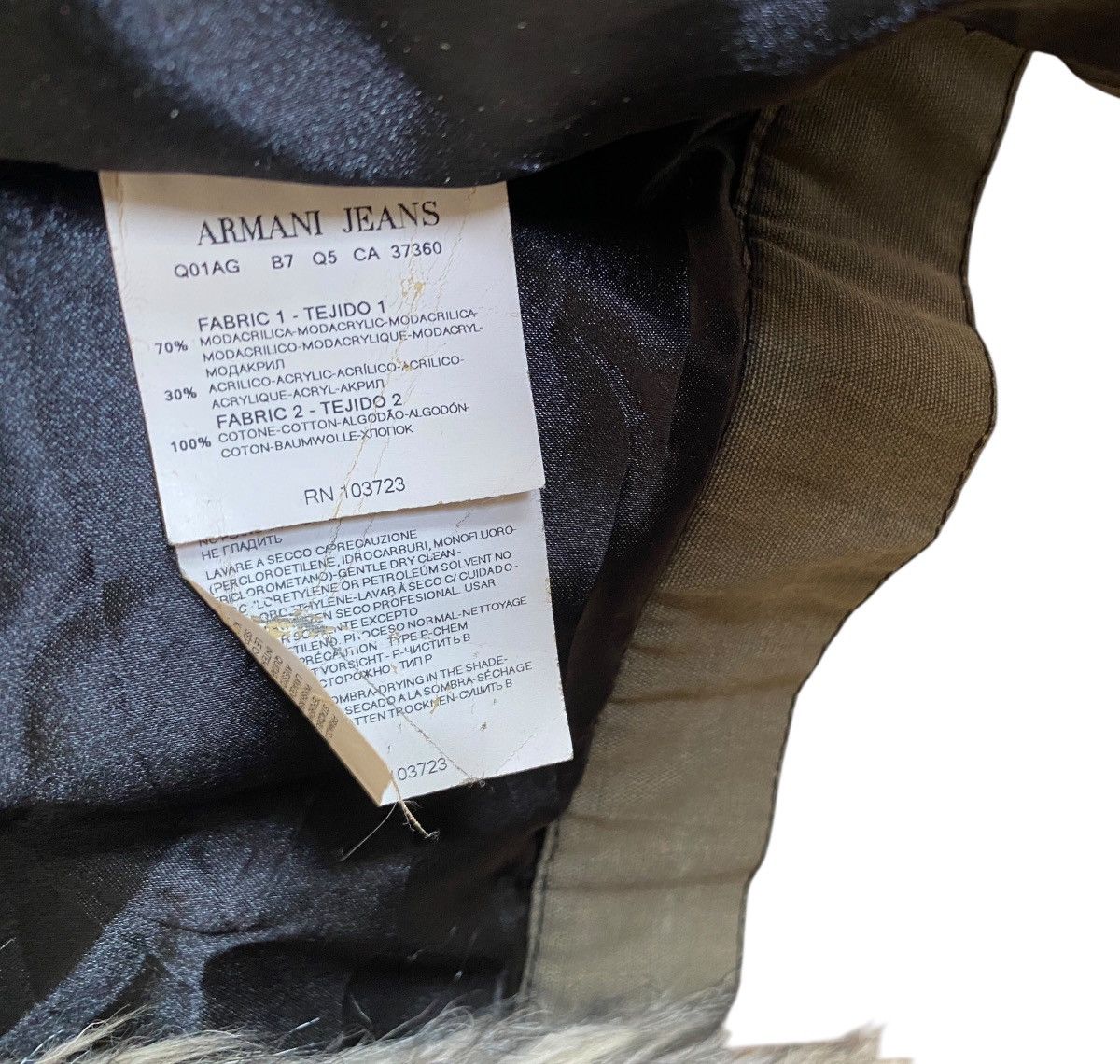 Armani Rare Design Vintage Brand Armani Exchange Fur Vests 2000s Size US S / EU 44-46 / 1 - 8 Thumbnail