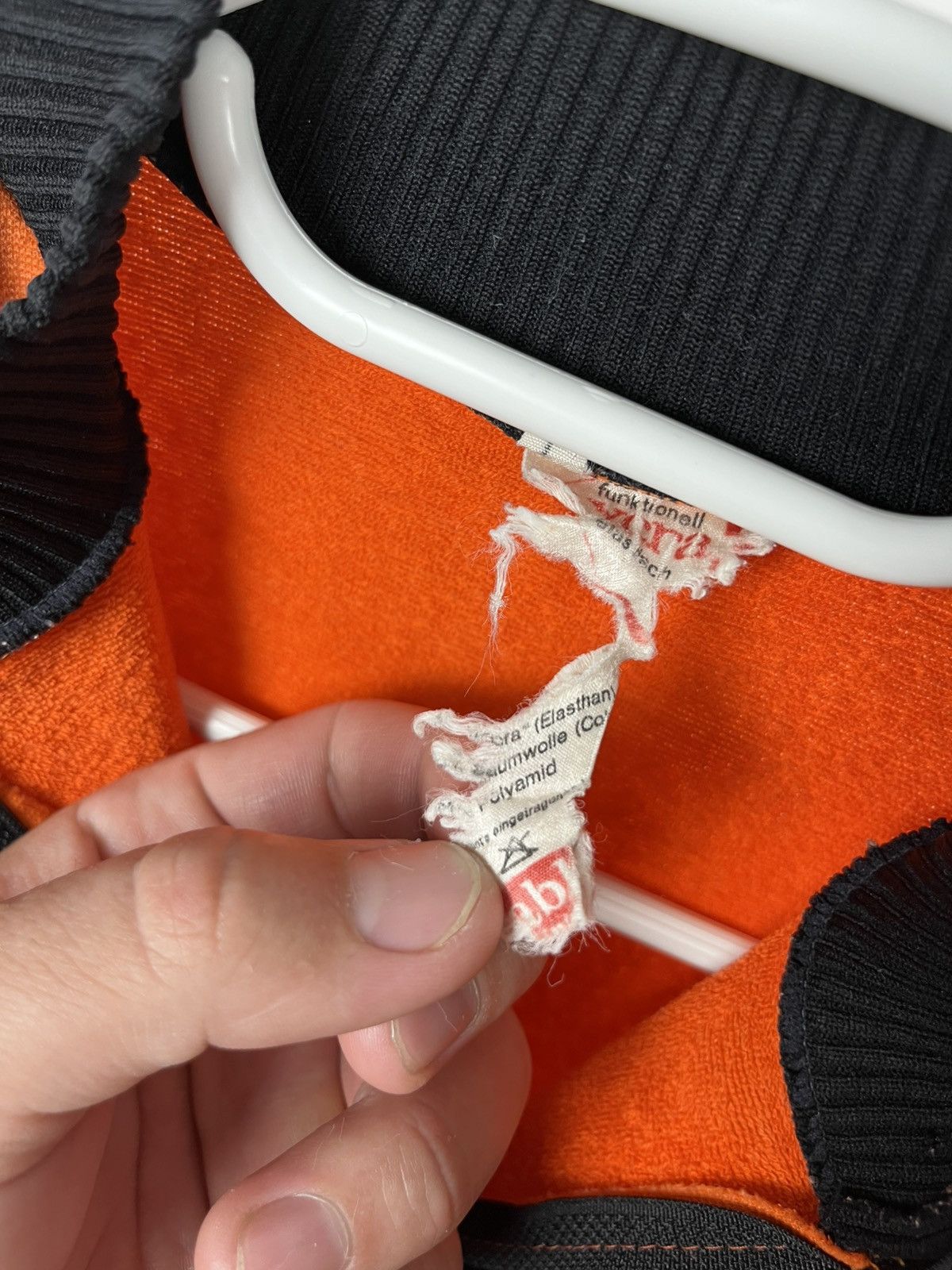 Other Vintage Nabholz Cycling Jersey Orange Black Zip-Up Retro Fit Size US M / EU 48-50 / 2 - 8 Thumbnail