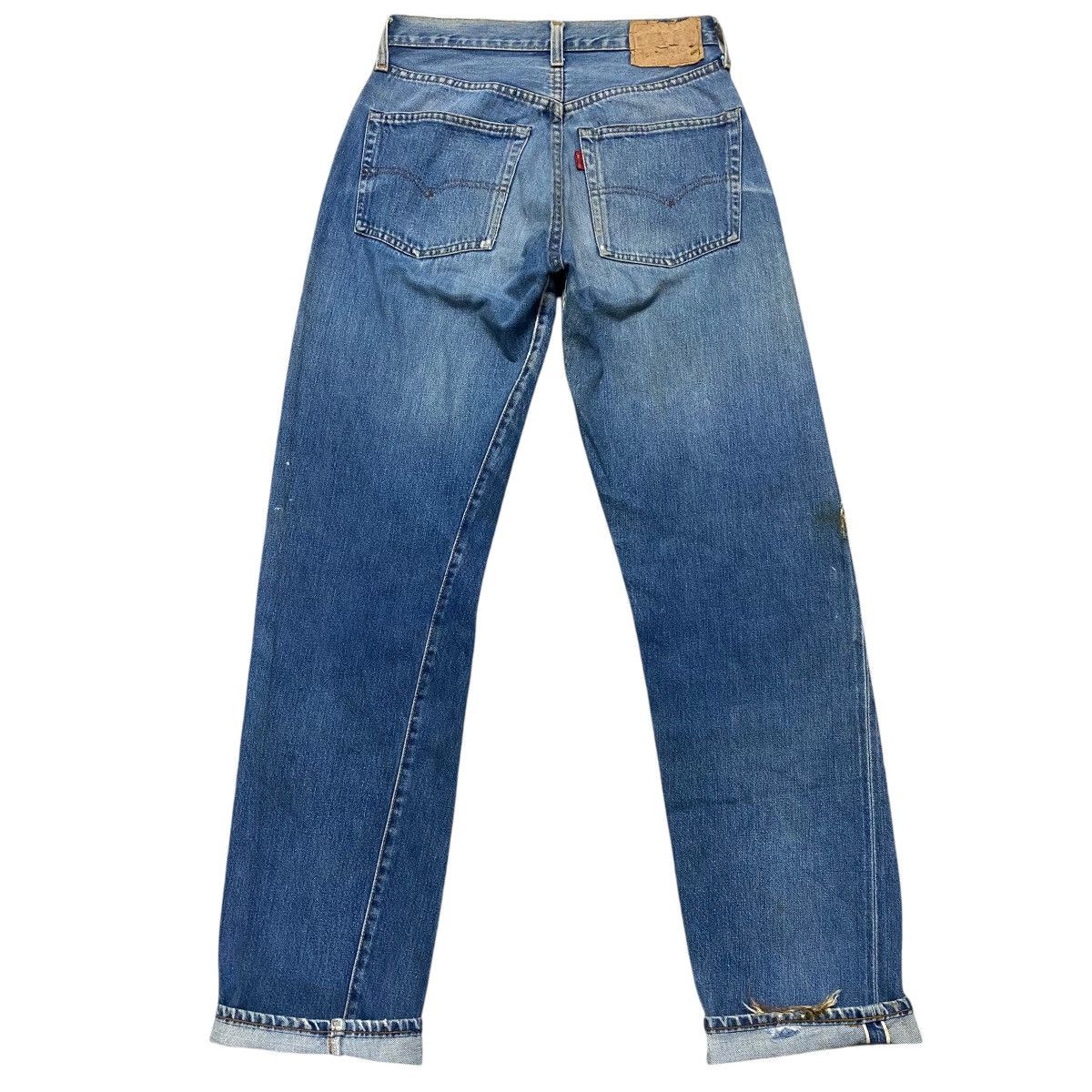 Vintage 90s Levis 501 Big E Redline Jeans Last model
