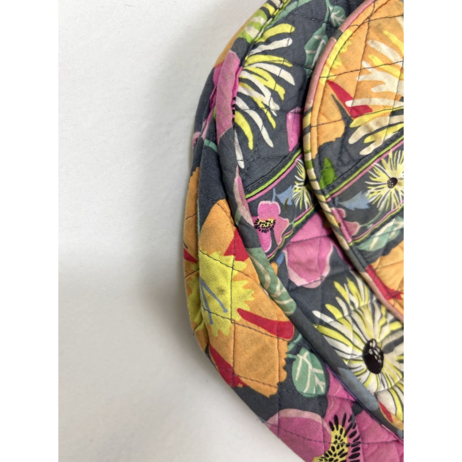 Vera Bradley Vera Bradley Crossbody Purse Women Multicolor Floral Cotton Blue Hardware 13x10x4 Size ONE SIZE - 4 Thumbnail