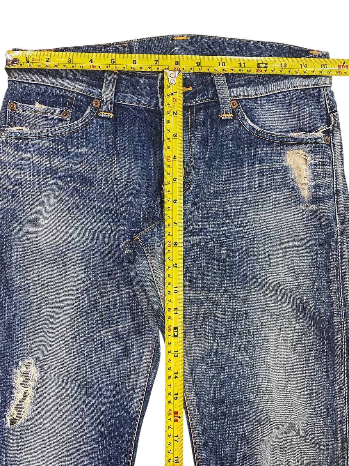 Edwin Edwin Faded Blue Wash Style Flare Leg Jeans Size US 30 / EU 46 - 6 Thumbnail