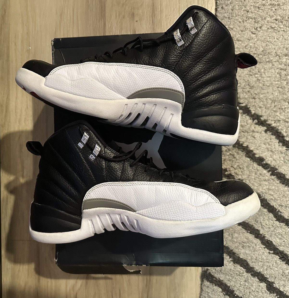 image of Air Jordan 12 ‘Playoff’ 2012 Shoes in White, Men's