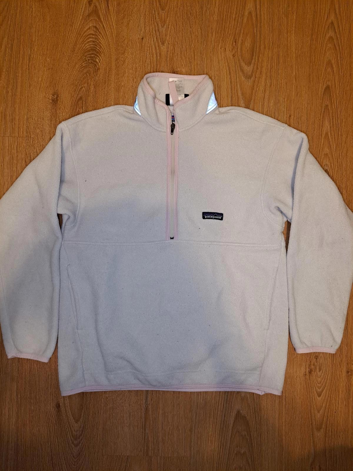 Patagonia VINTAGE Patagonia Synchilla Pullover Jacket Kids XL 14 Cream Size US XL / EU 56 / 4 - 1 Thumbnail