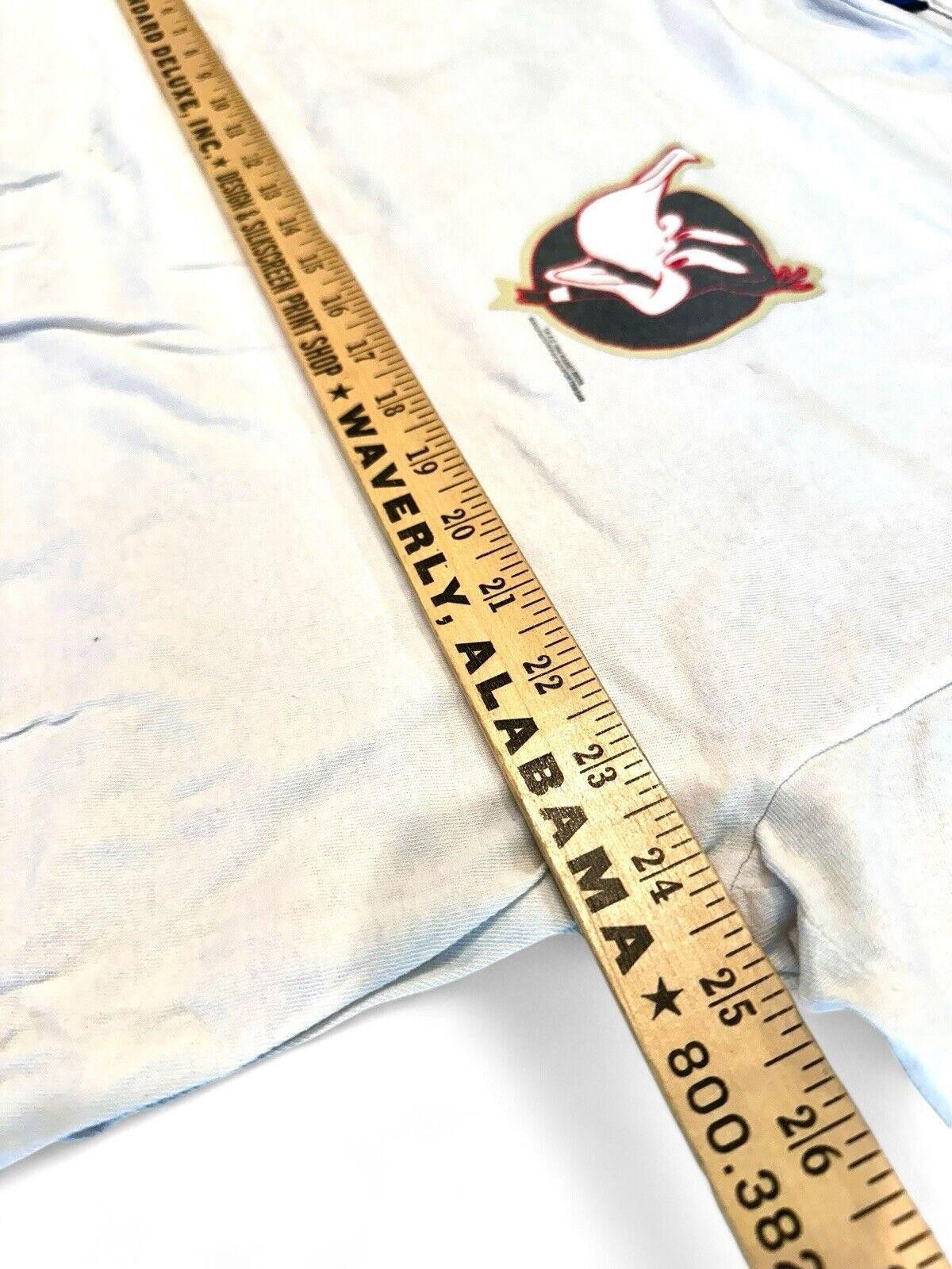 Warner Bros Daffy Duck Vintage T-shirt XL Feather White Single Stitch Size US XL / EU 56 / 4 - 8 Thumbnail