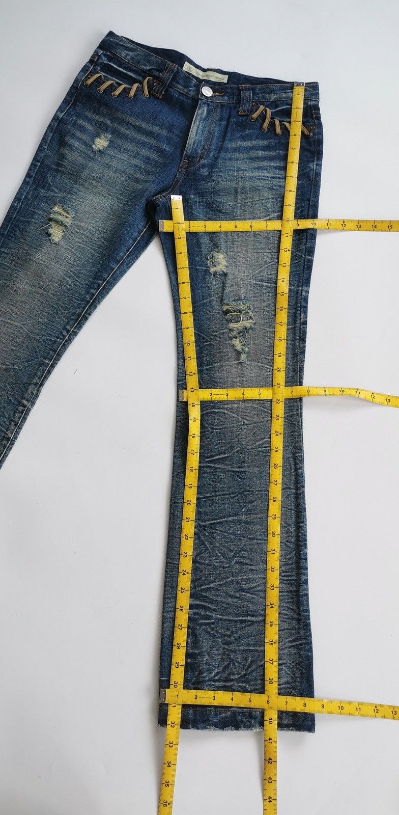 Tornado Mart Bootcut Nouveau Brillant Homme Denim Jeans Size US 30 / EU 46 - 11 Thumbnail