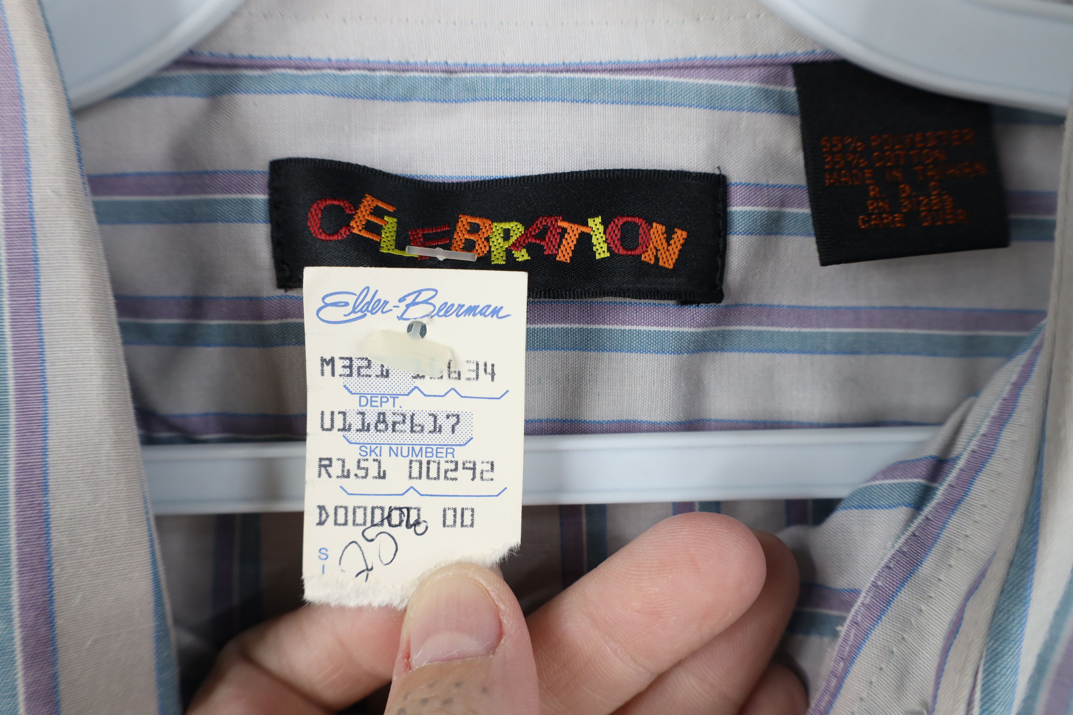 Vintage Deadstock Vintage 90s Streetwear Block Button Down Shirt Size US M / EU 48-50 / 2 - 6 Thumbnail