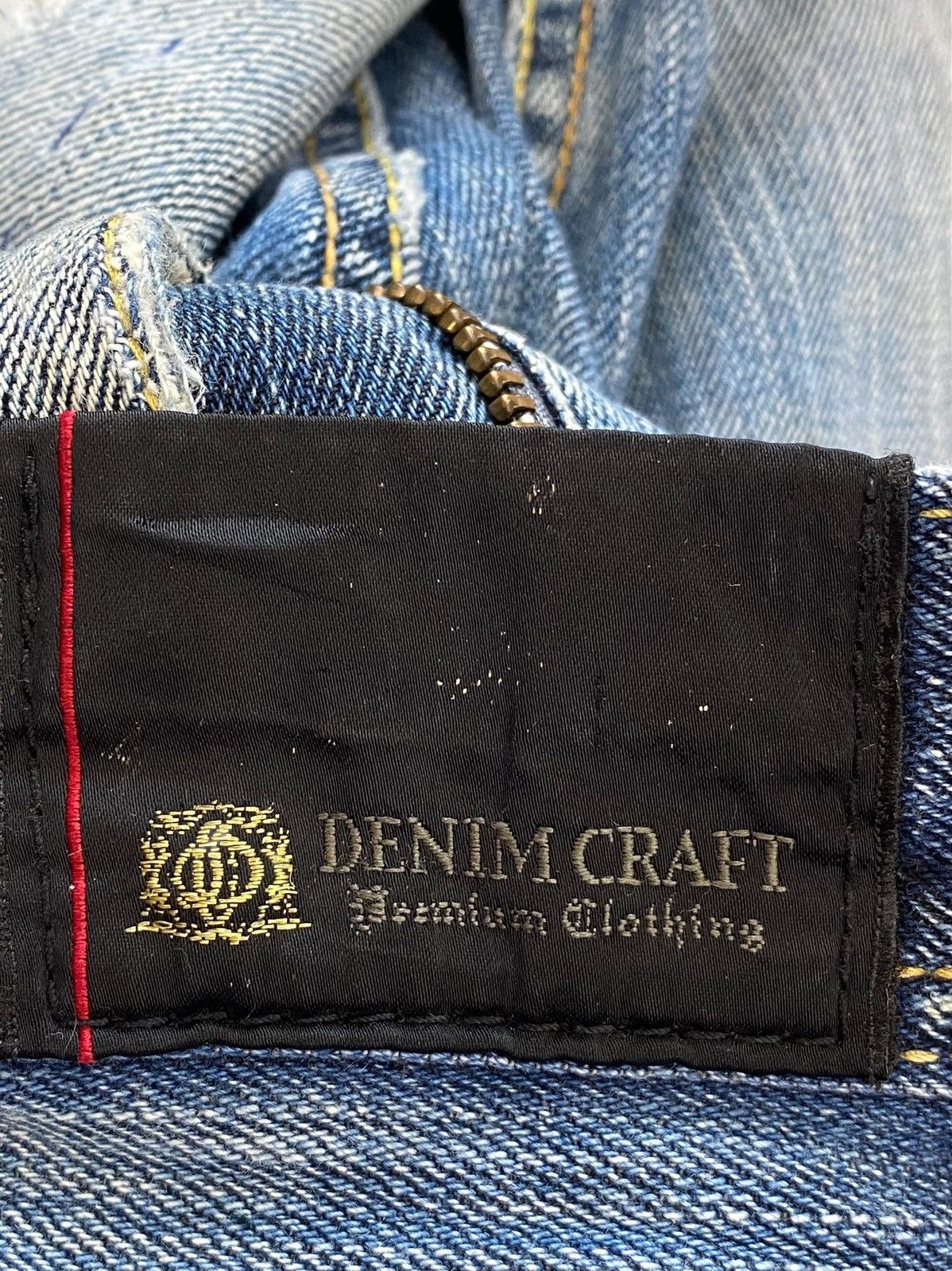Japanese Brand Japanese Brand Faded Wash Patches Straight Leg Style Jeans Size US 34 / EU 50 - 11 Thumbnail