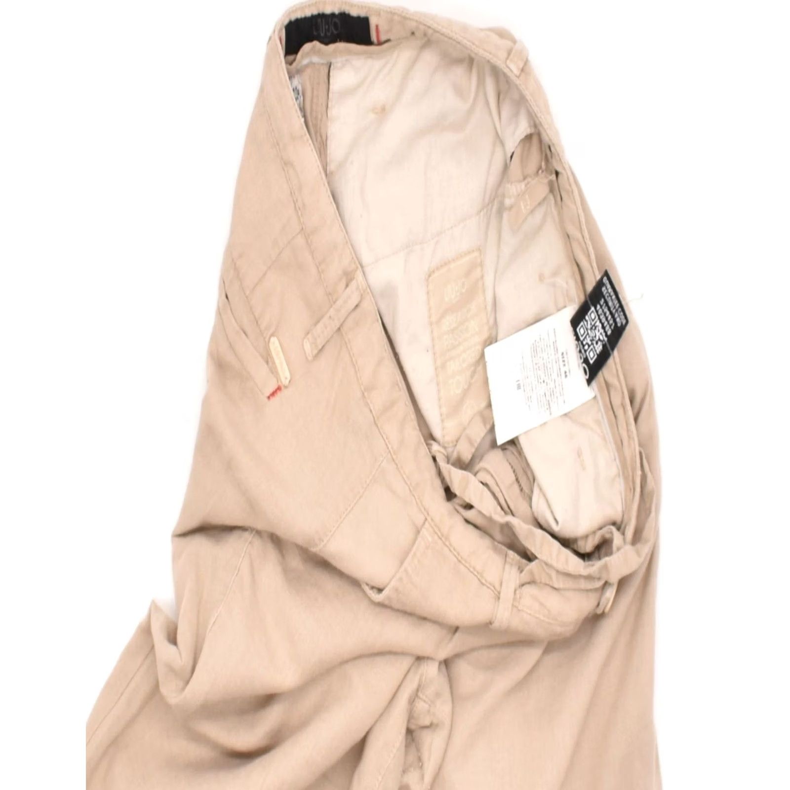 Liu Jo VINTAGE LIU JO Womens Pegged Chino Trousers IT 46 Large W30 L31 Brown Cotton QZ14 Size 36" / US 14 / IT 50 - 4 Thumbnail