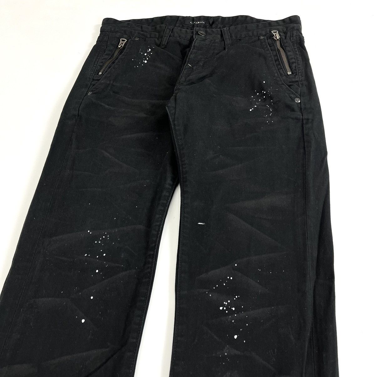 CIVARIZE × Japanese Brand × Tornado Mart Y2K Civarize Multi Zipper Painted Lgb Seditianories Pants Size US 31 - 2 Thumbnail