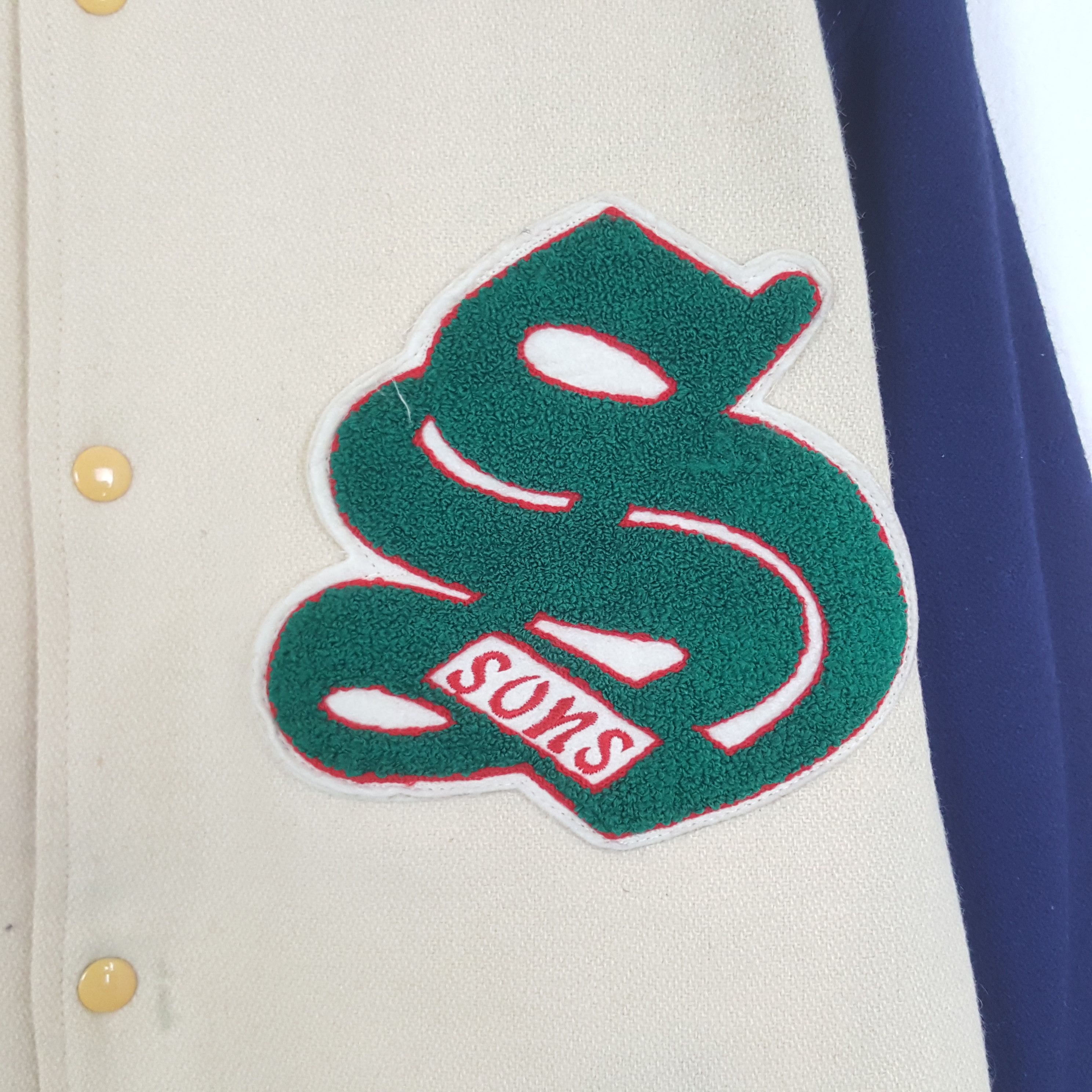 Vintage Vintage Sons Custom Skulls Varsity Jacket Size US L / EU 52-54 / 3 - 4 Thumbnail