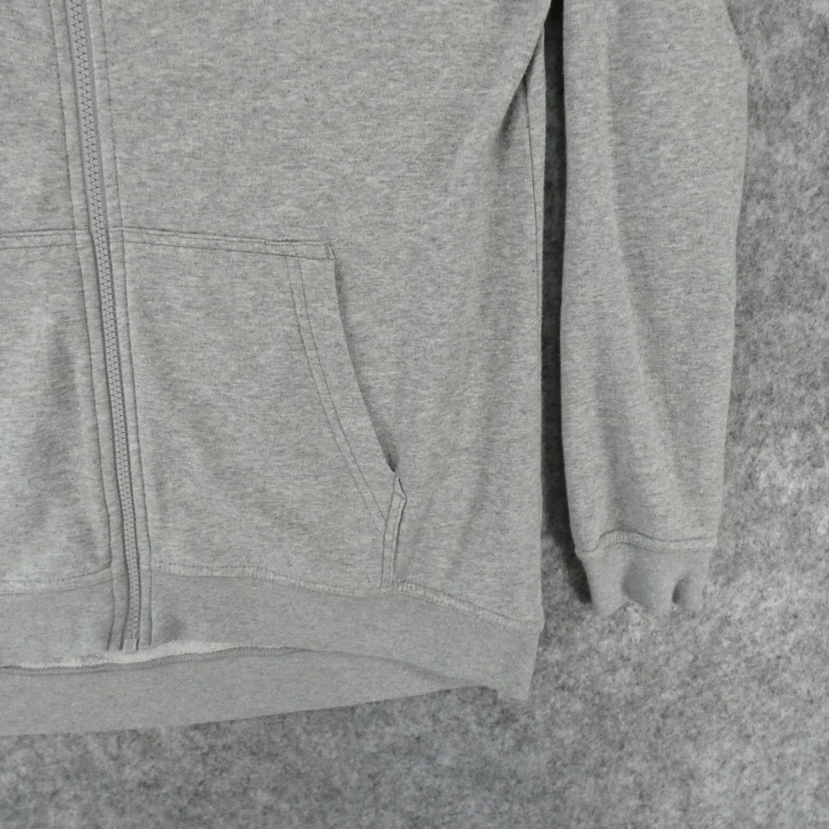 Nike Nike Jacket Womens Small Fleece Gray Full Zip w Pockets Logo Size S / US 4 / IT 40 - 5 Thumbnail
