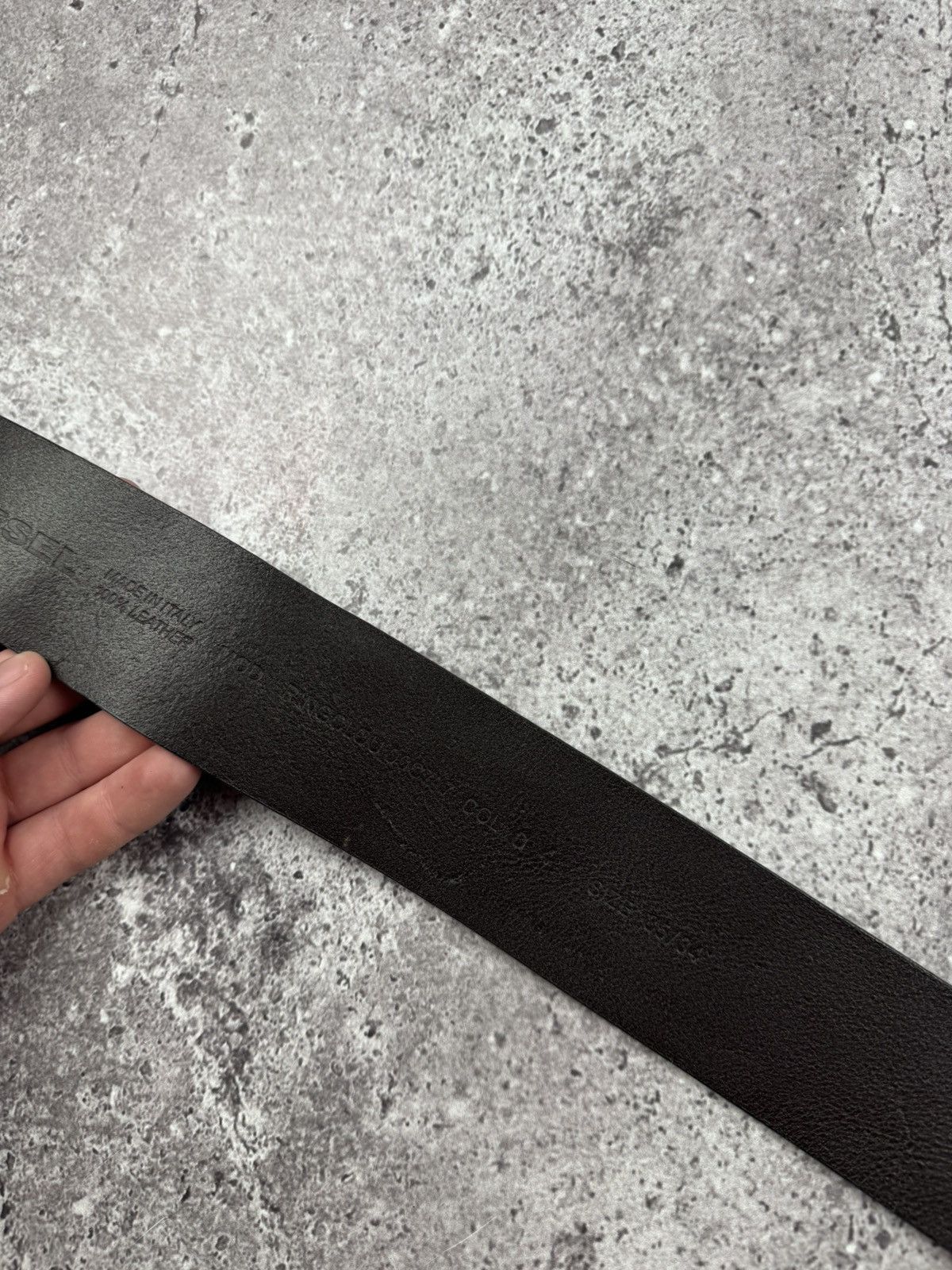 Diesel Vintage Diesel Y2K Archive Opium Brown Leather Belt Japan Size ONE SIZE - 10 Thumbnail