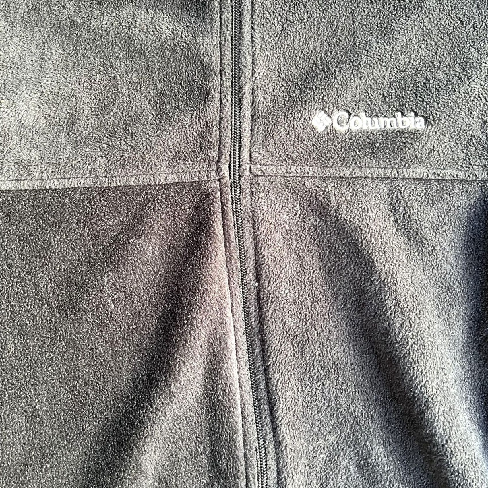 Vintage Columbia Jacket Mens M Black Fleece Full Zip Stand Collar Outdoor Hiking Size US M / EU 48-50 / 2 - 4 Thumbnail