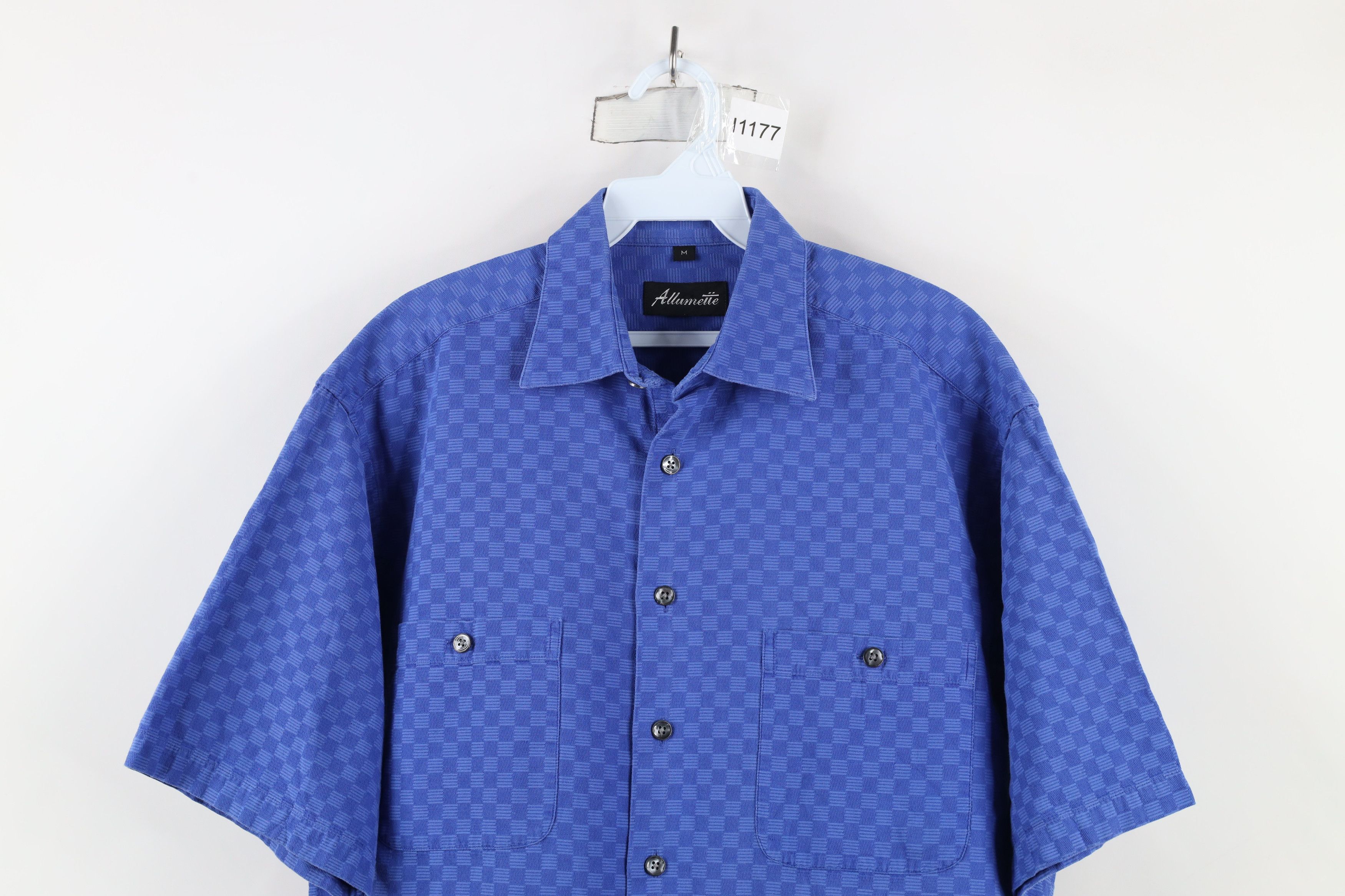 Vintage Vintage 90s Streetwear Checkered Short Sleeve Button Shirt Size US M / EU 48-50 / 2 - 2 Thumbnail