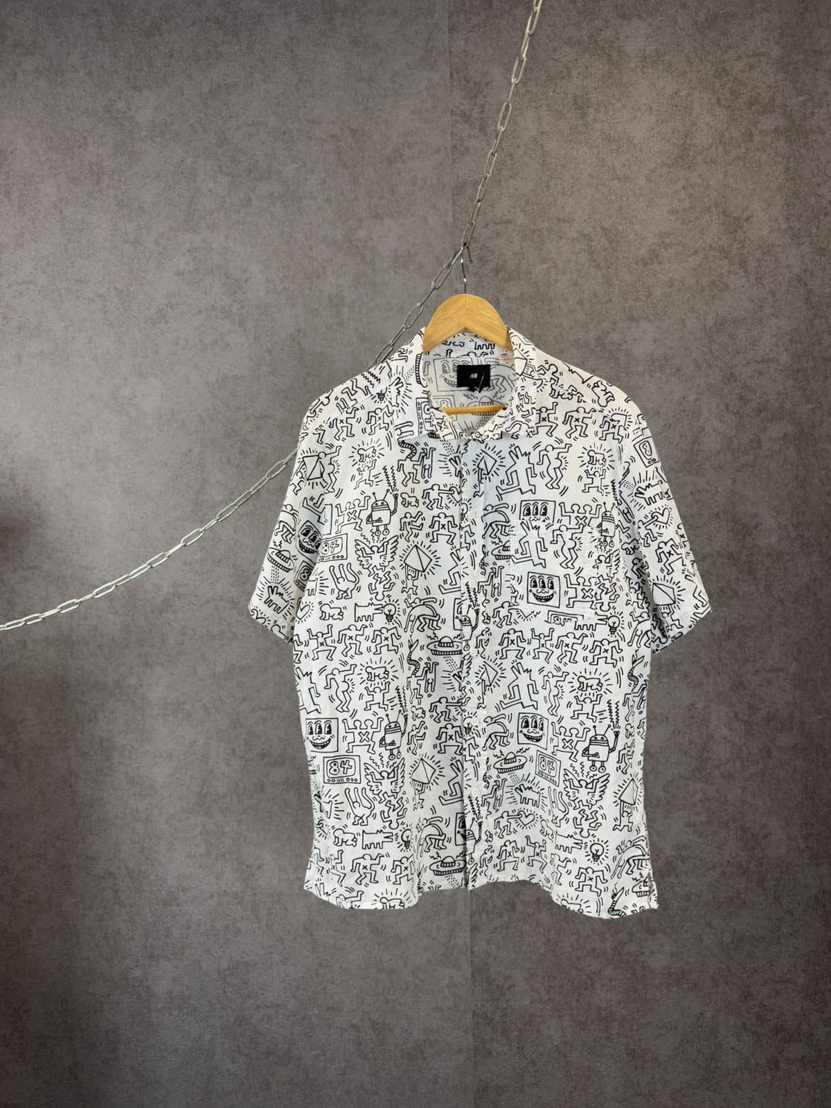 H&M × Keith Haring Keith Haring art designer shirt Size US M / EU 48-50 / 2 - 1 Thumbnail