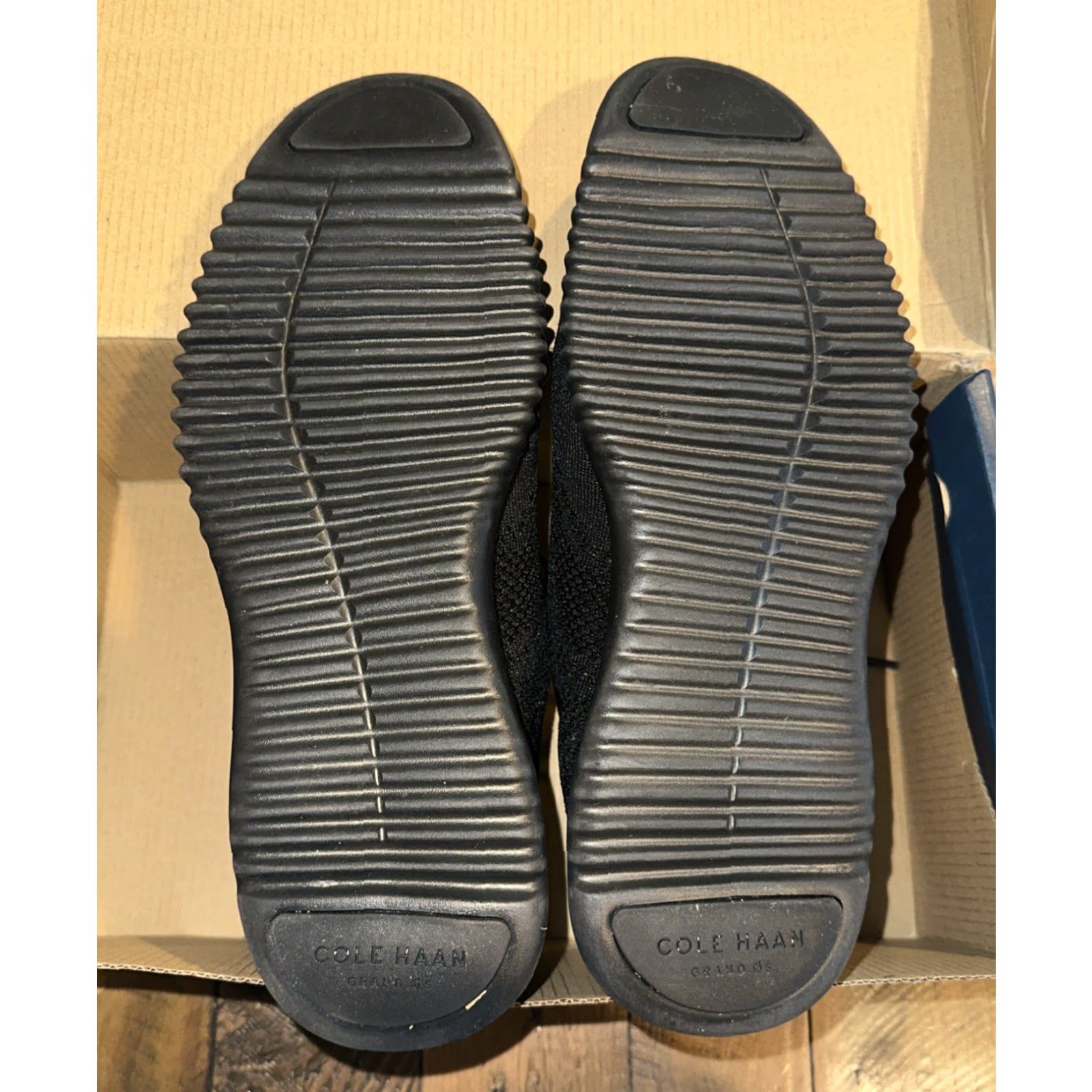 Cole Haan Cole Haan 2.Zerogrand Men 8 M Triple Black Stitchlite Wingtip Oxfords New w/ Box Size US 8 / EU 41 - 4 Thumbnail
