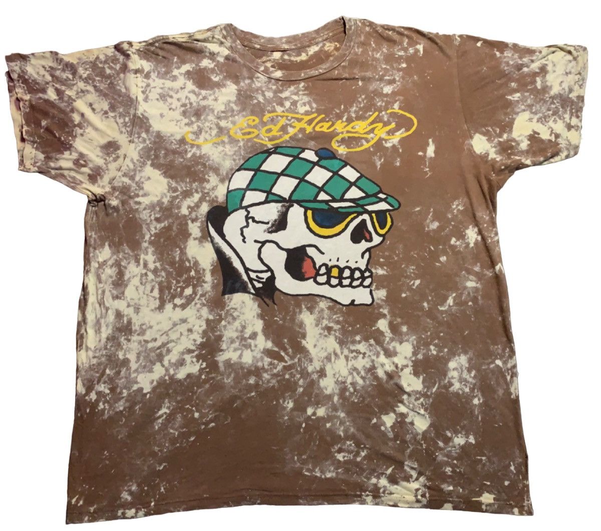 Ed Hardy × Japanese Brand × Vintage VINTAGE ED HARDY ACID WASH RARE DESIGN DISTRESSED Size US XXL / EU 58 / 5 - 1 Thumbnail