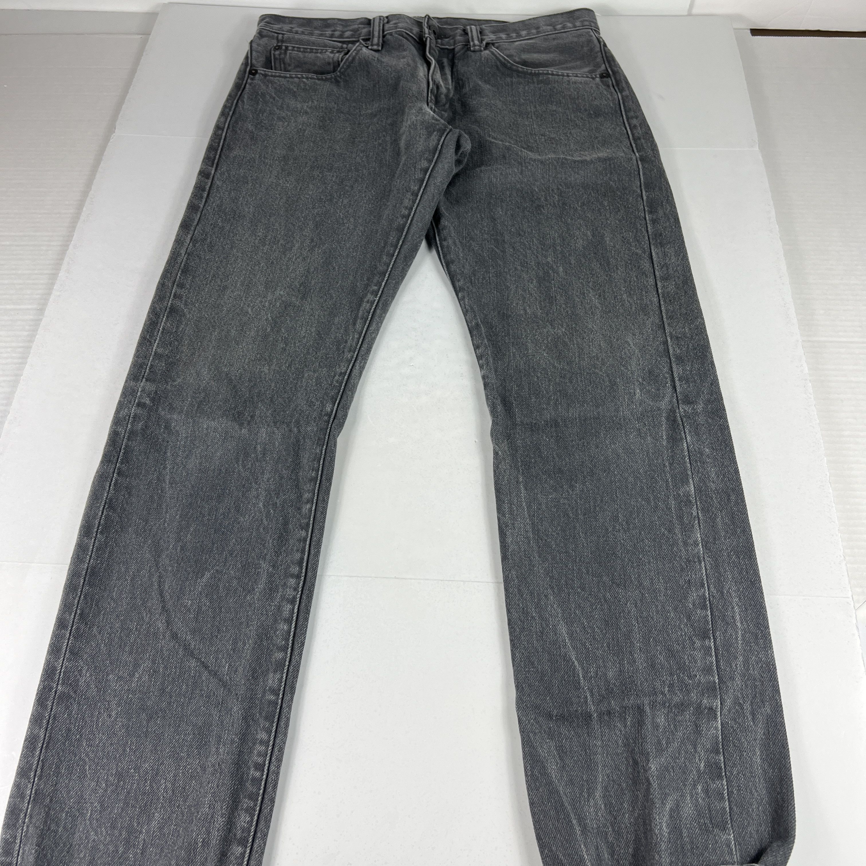 Levi's Levi's Selvedge Jeans Matchstick Skinny Grey Faded Denim Size US 32 / EU 48 - 1 Thumbnail