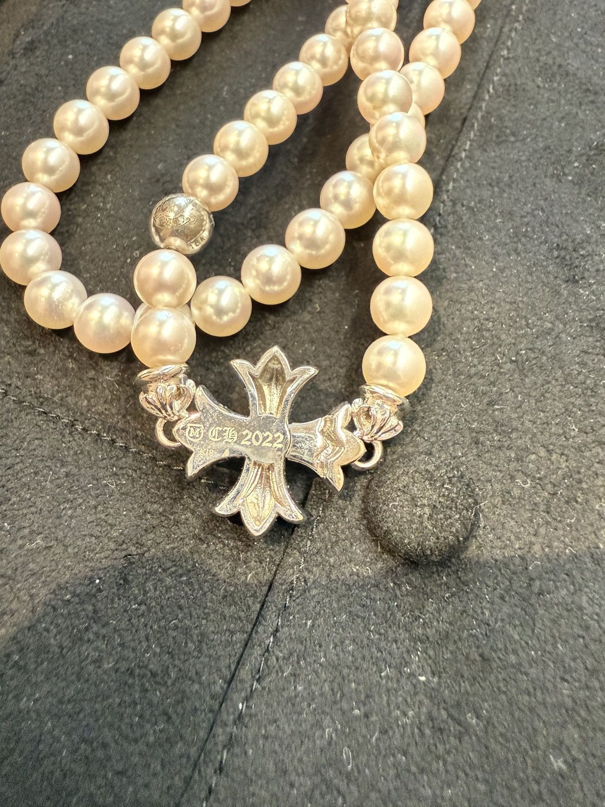 Chrome Hearts Chrome Hearts Mikimoto Pearl Necklace Size ONE SIZE - 7 Thumbnail