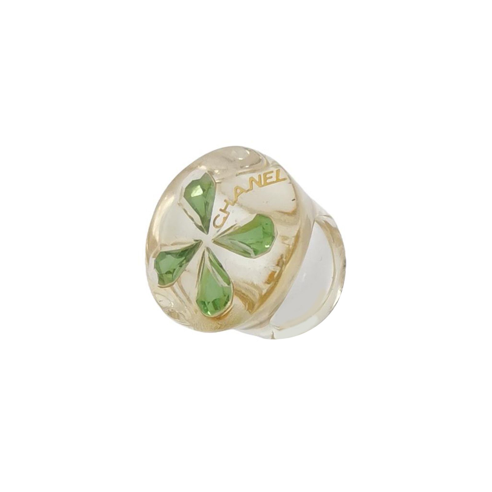 Chanel Chanel Crystal Letter Logo Vintage Ring Size 14 -z2505 Size ONE SIZE - 1 Thumbnail