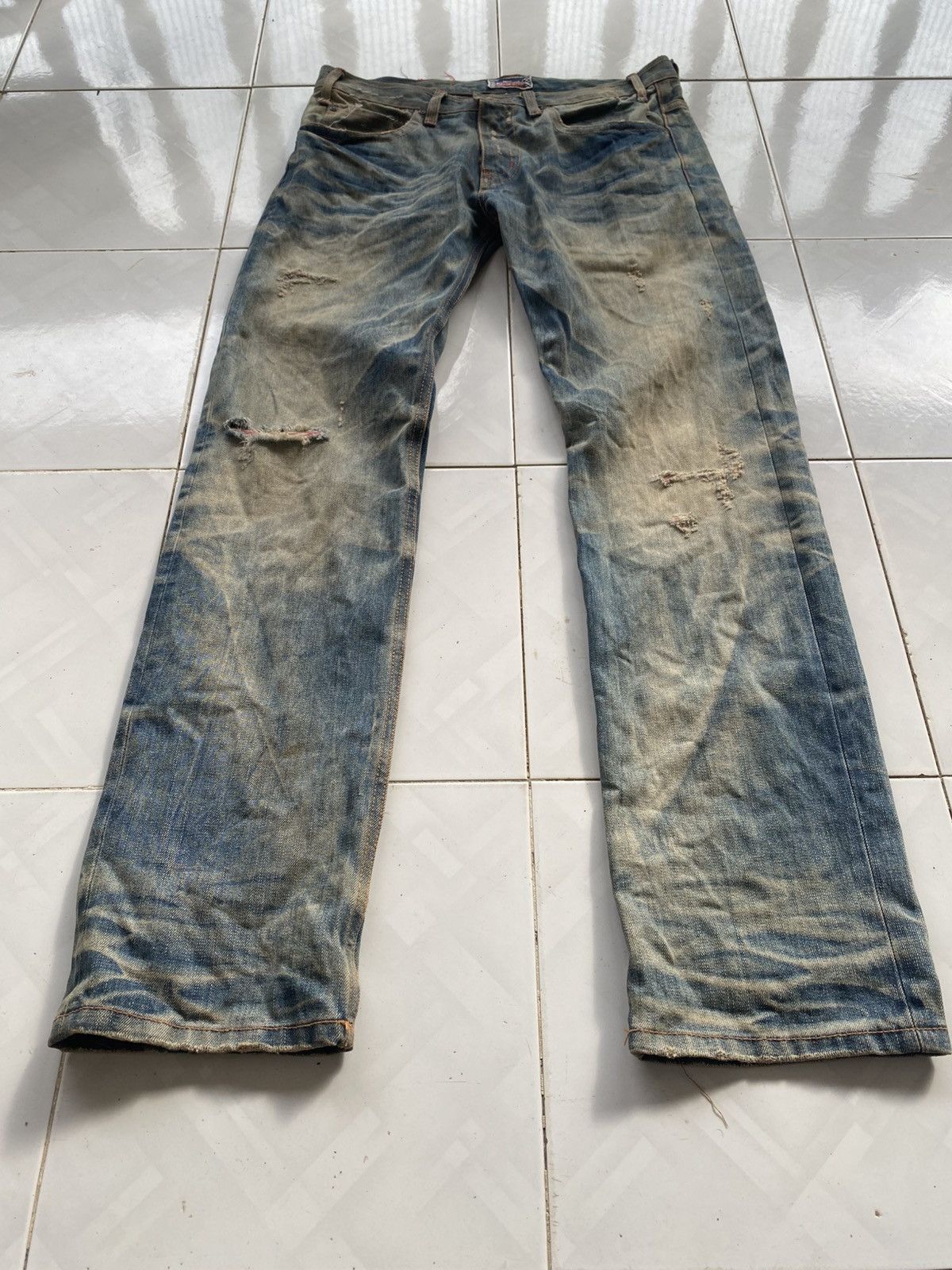 Japanese Brand Mr Mccoy Whiskers Denim Size US 33 - 3 Thumbnail
