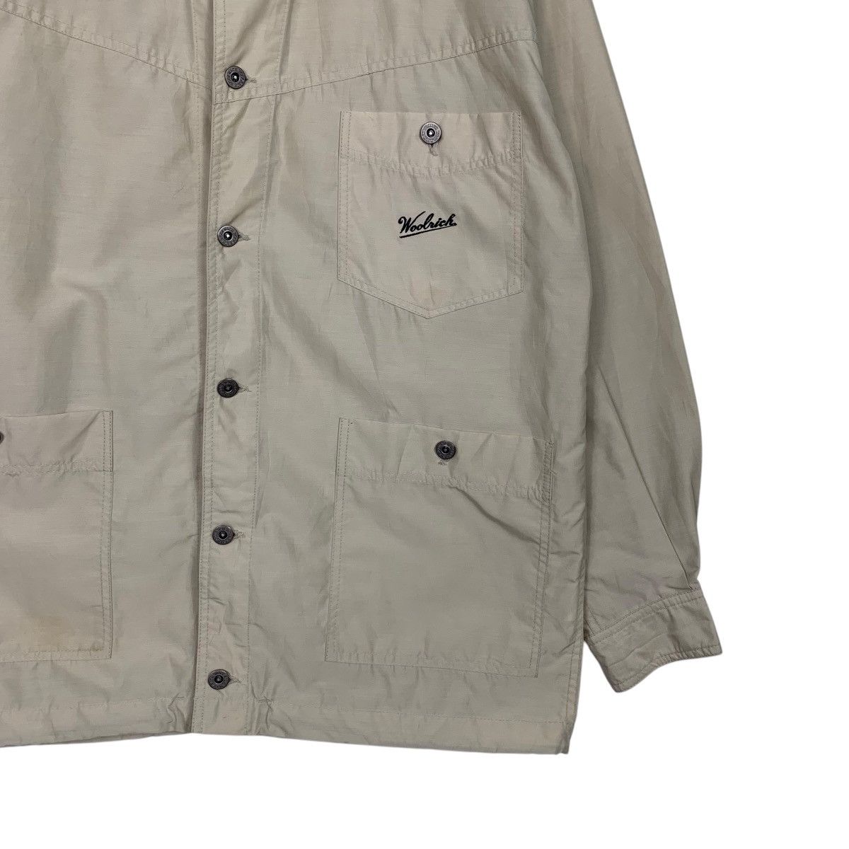 Woolrich Woolen Mills 90's WOOLRICH Three Pocket Work Casual Jacket #2477-C111 Size US L / EU 52-54 / 3 - 4 Thumbnail