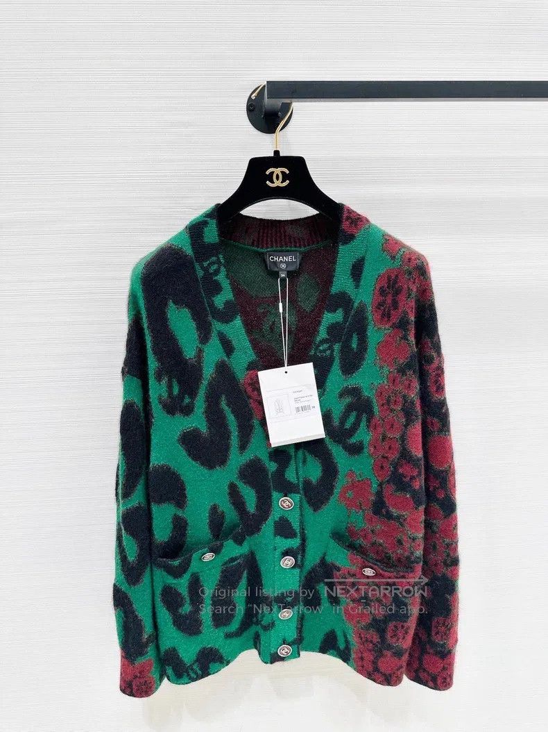 Chanel Chanel 23A Handicraft Workshop Red and Green Colour-blocke Size XXS / US 00 / IT 34 - 1 Thumbnail