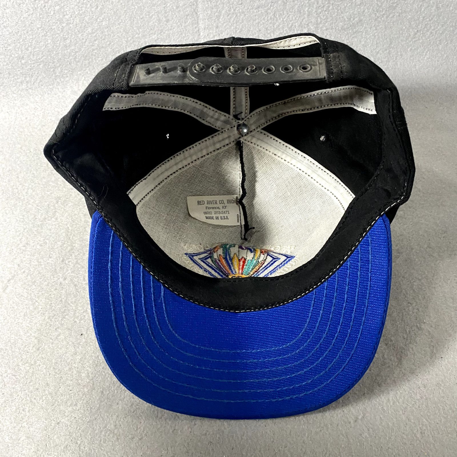 Other Vtg World Balloon Battle Creek Michigan Black Hat Cap USA Size ONE SIZE - 5 Thumbnail