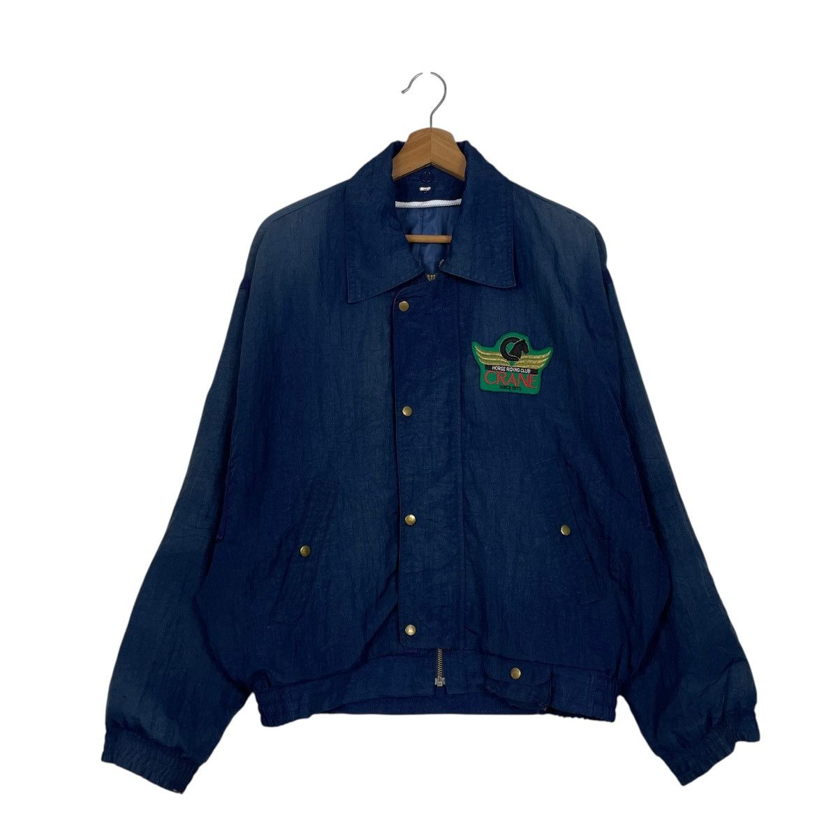 Japanese Brand Vintage Crane Horse Riding Club Bomber Jacket Size US M / EU 48-50 / 2 - 1 Thumbnail