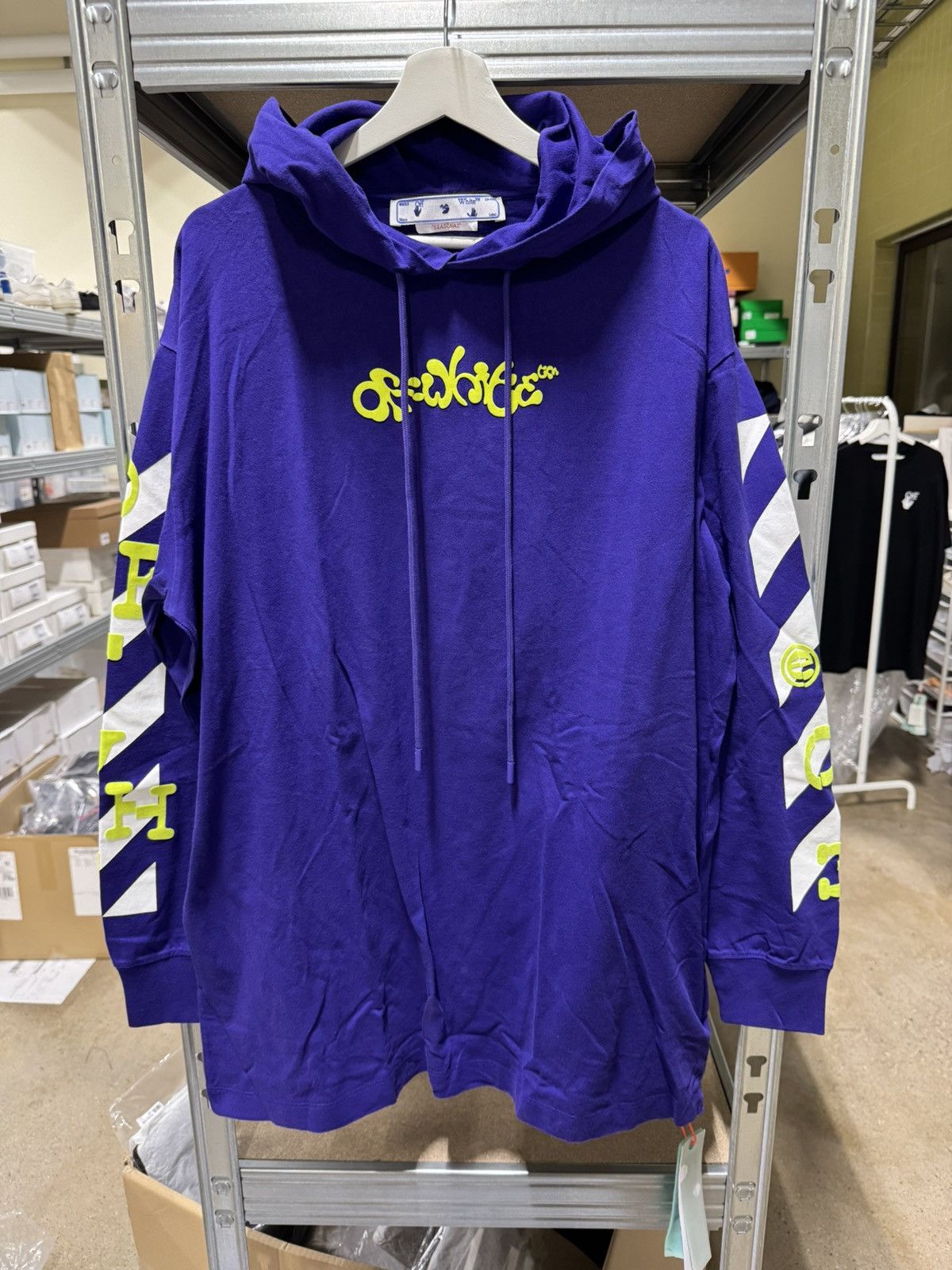 Off-White Off-White Opposite Arrow Hoodie NEW 800$ Size US M / EU 48-50 / 2 - 2 Thumbnail