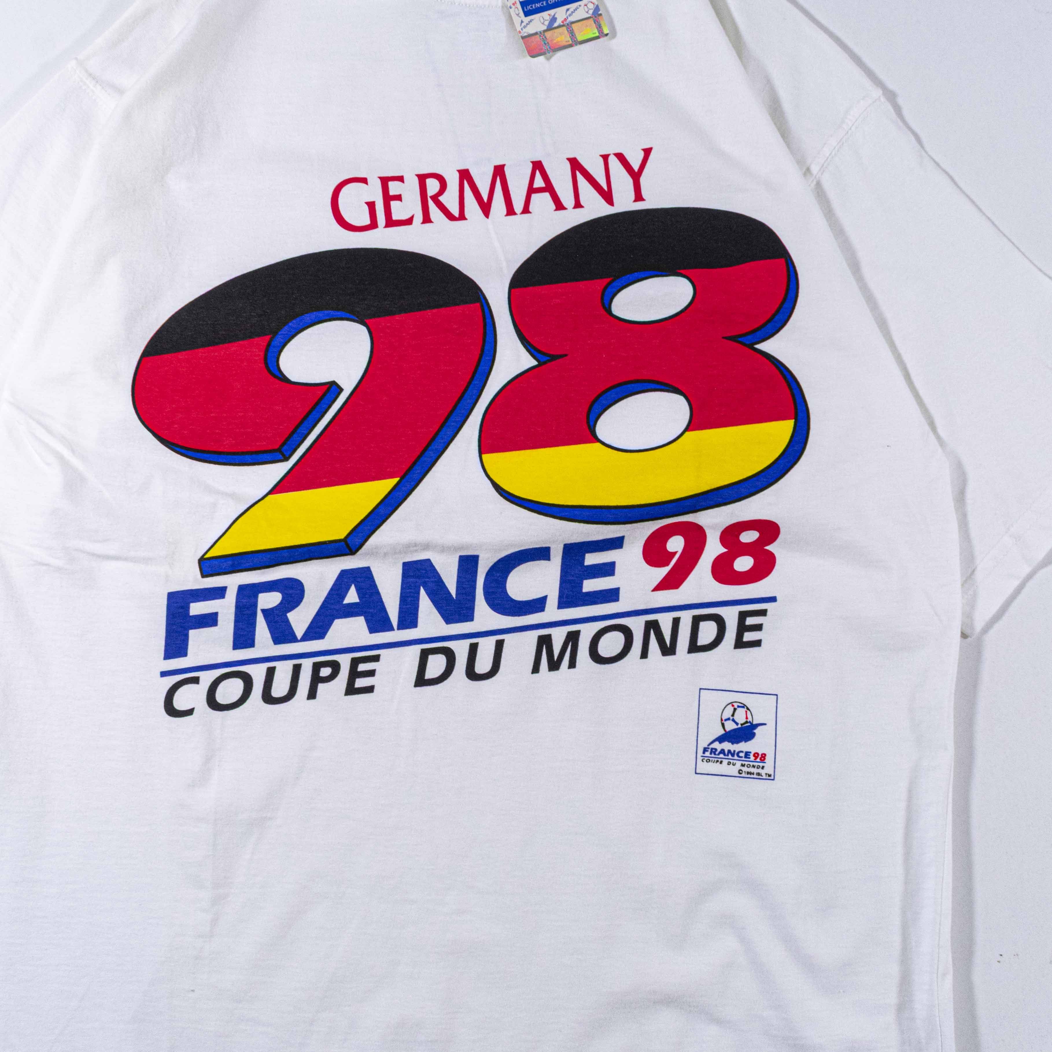 Vintage Vintage 1998 Germany World Cup T-Shirt France 98 Blokecore Size US L / EU 52-54 / 3 - 5 Thumbnail