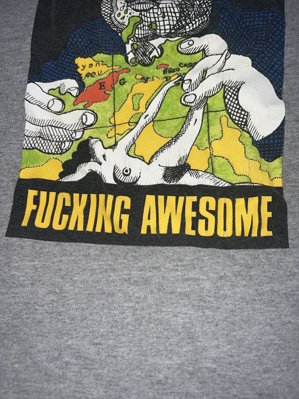 Fucking Awesome Fucking Awesome Egypt War Tee Size US L / EU 52-54 / 3 - 3 Thumbnail