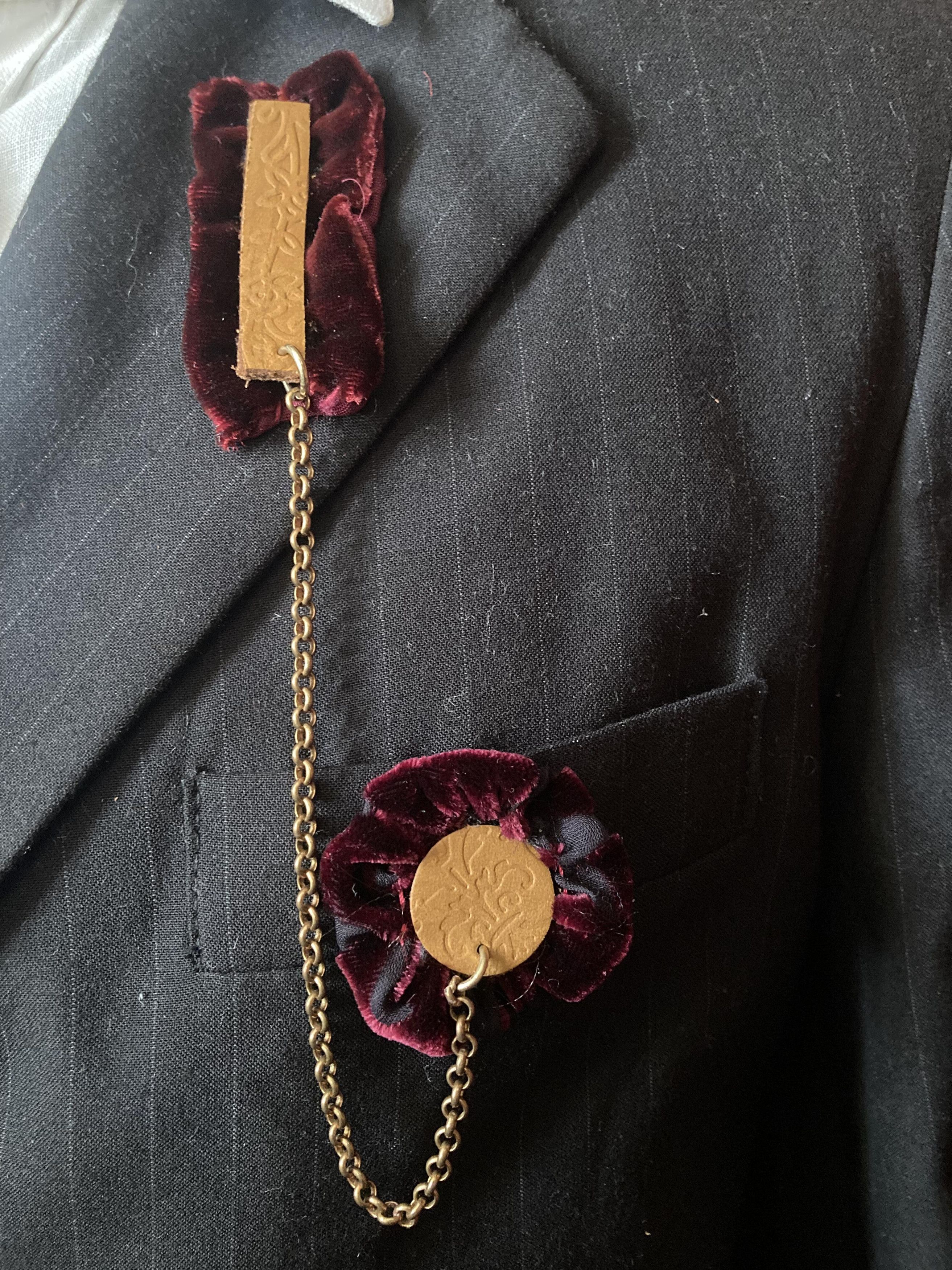 Other × Polo Ralph Lauren Chain Brooch For Men Chatelaine Lapel Pin Men Brooches Size ONE SIZE - 2 Thumbnail