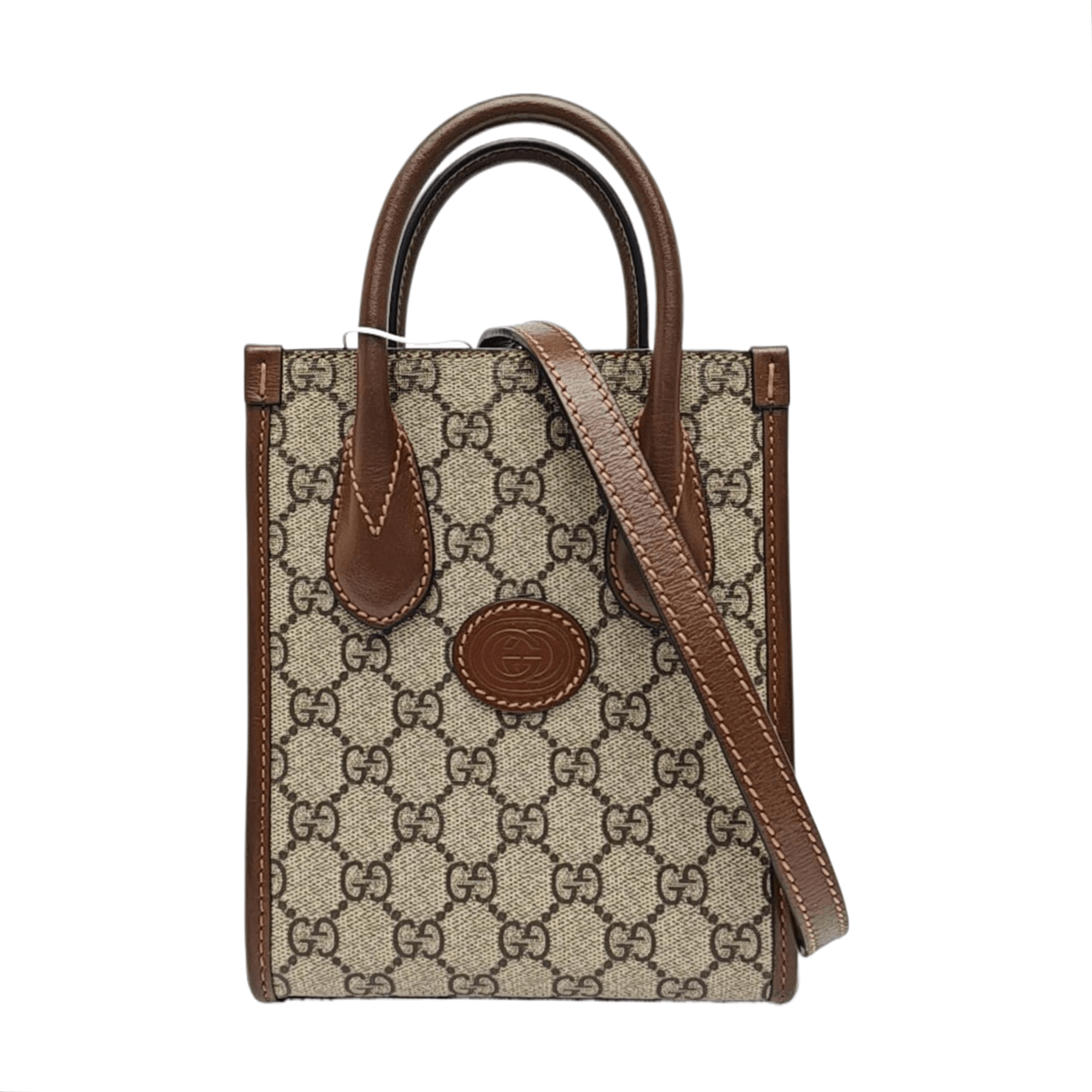 Gucci Gucci GG Supreme Canvas Mini Tote Bag Size ONE SIZE - 1 Thumbnail