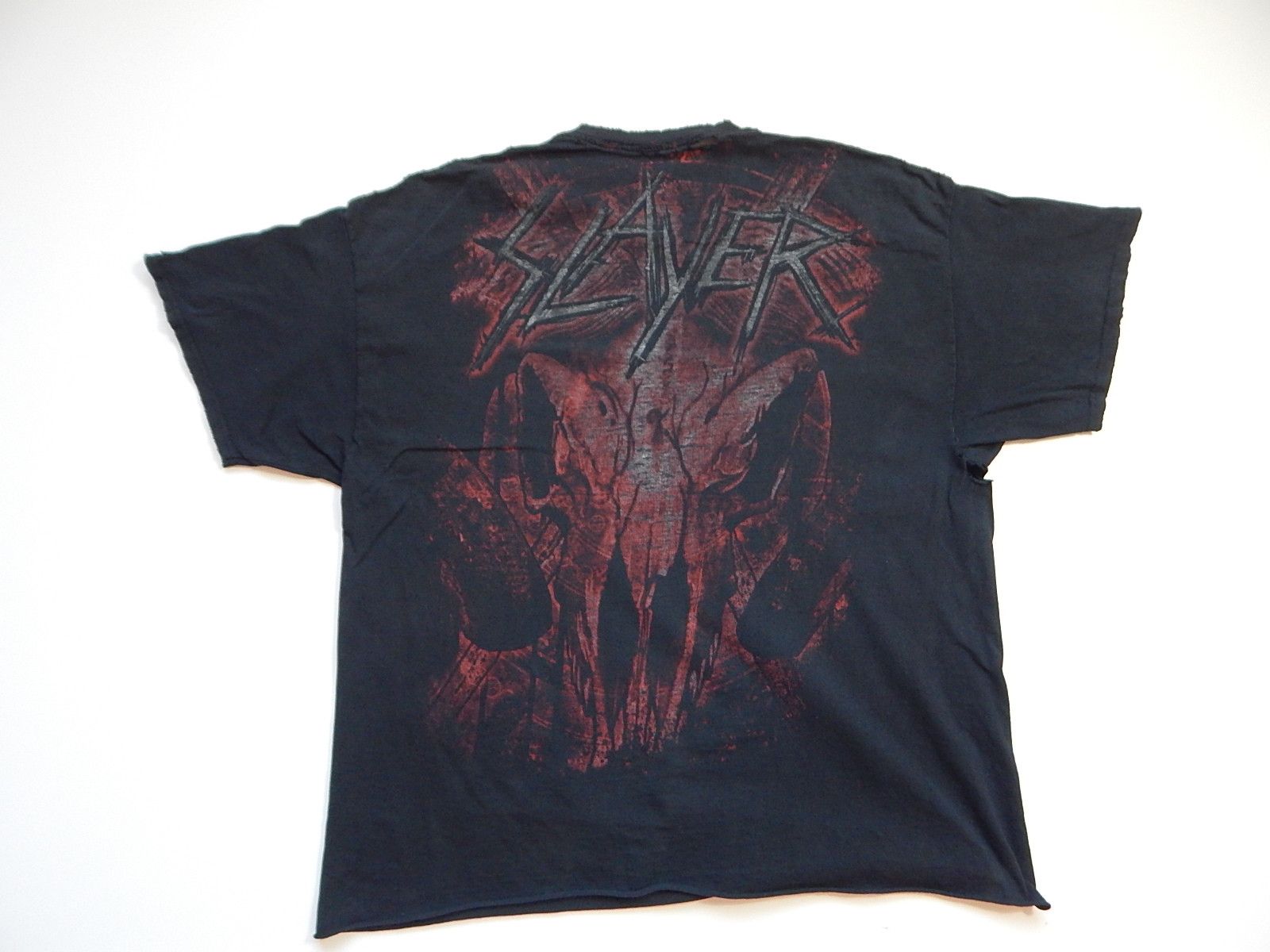 Band Tees × Expert Horror × Vintage vintage 00s y2k slayer trash metal band distressed tee Size US XL / EU 56 / 4 - 8 Thumbnail