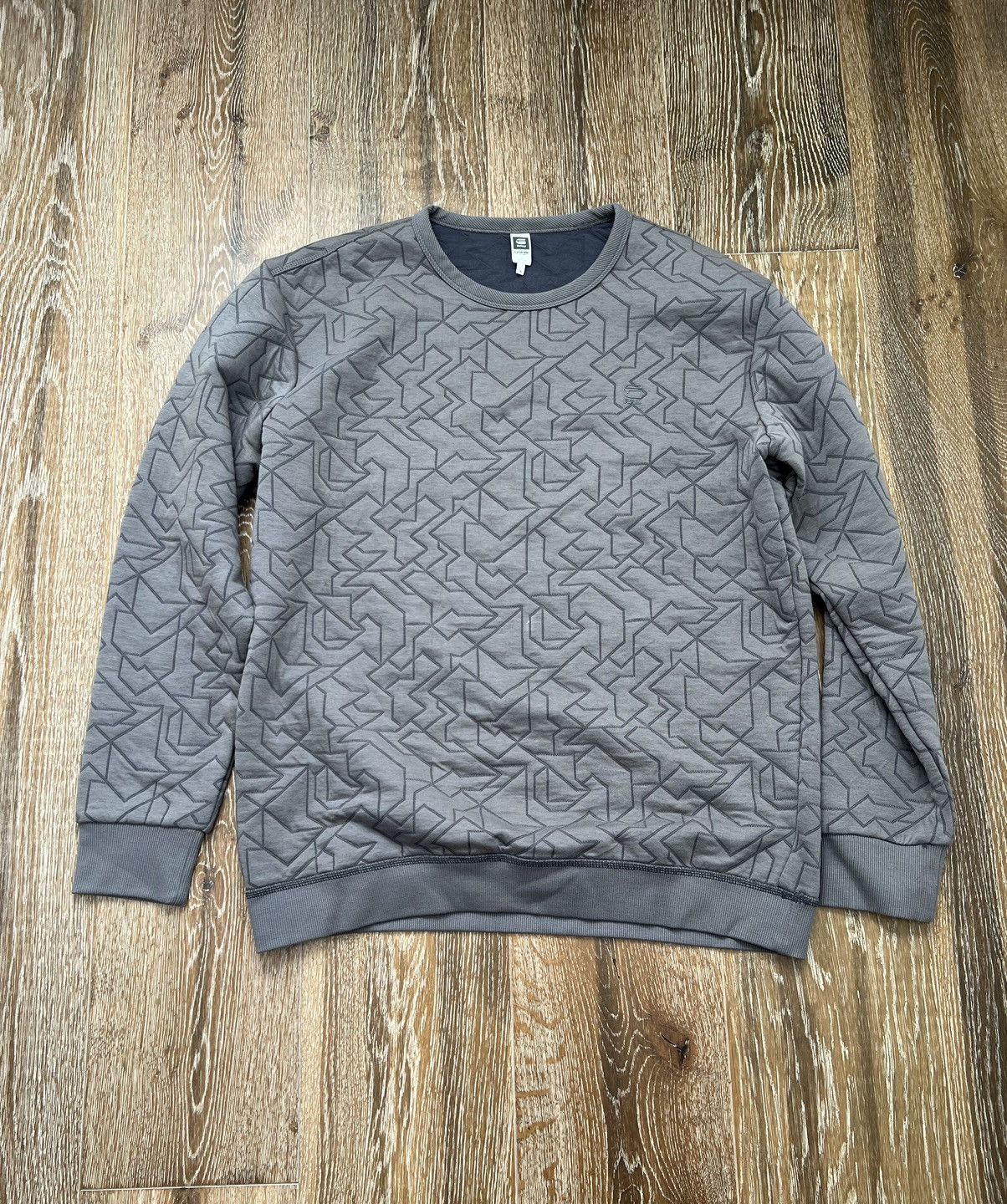 G-Star G star raw navy blue quilted r sw ls sweater Size US L / EU 52-54 / 3 - 3 Thumbnail
