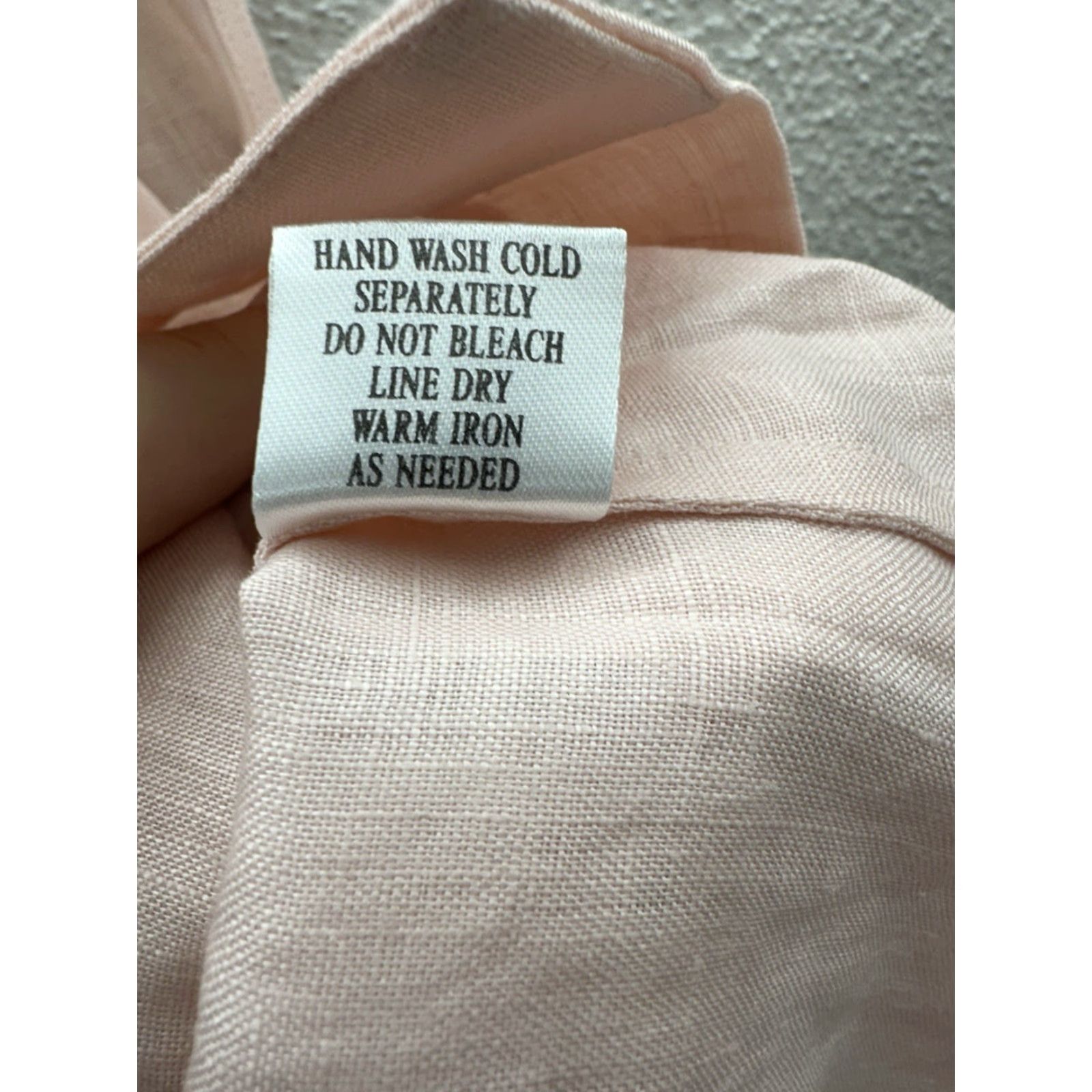 Pinko Go Silk Tank Top Womens Button-Up Linen 1X Pink NWTs Light Weight Sleeveless? Long Sleeve Size XL / US 12-14 / IT 48-50 - 7 Thumbnail