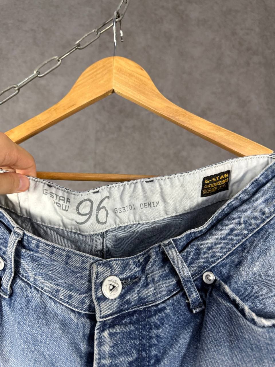 G-Star G Star Raw vintage biker jeans Size US 34 / EU 50 - 4 Thumbnail